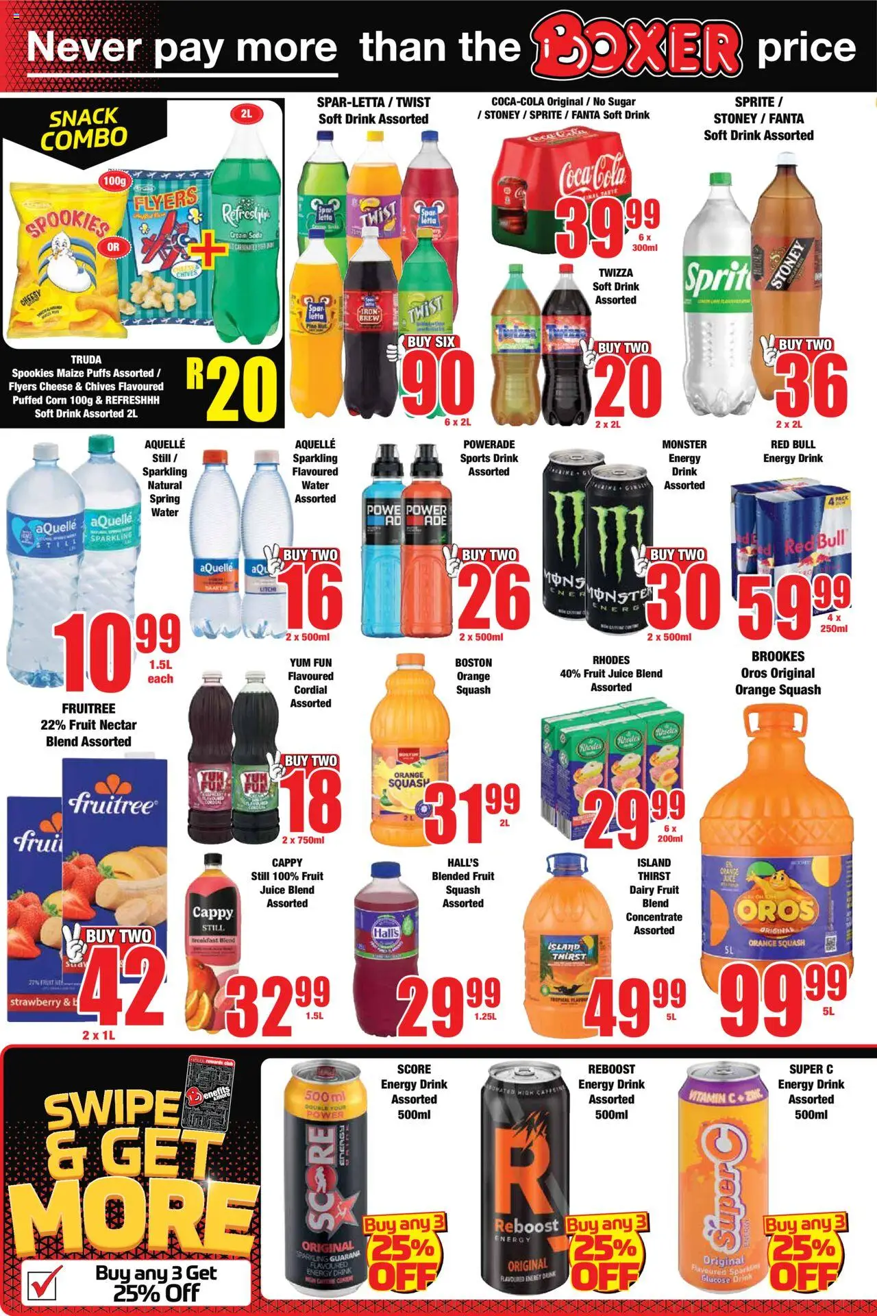 New Boxer catalogue – valid from 22.09.2025 | Page: 6 | Products: Sprite, Cream, Fruit, Sugar