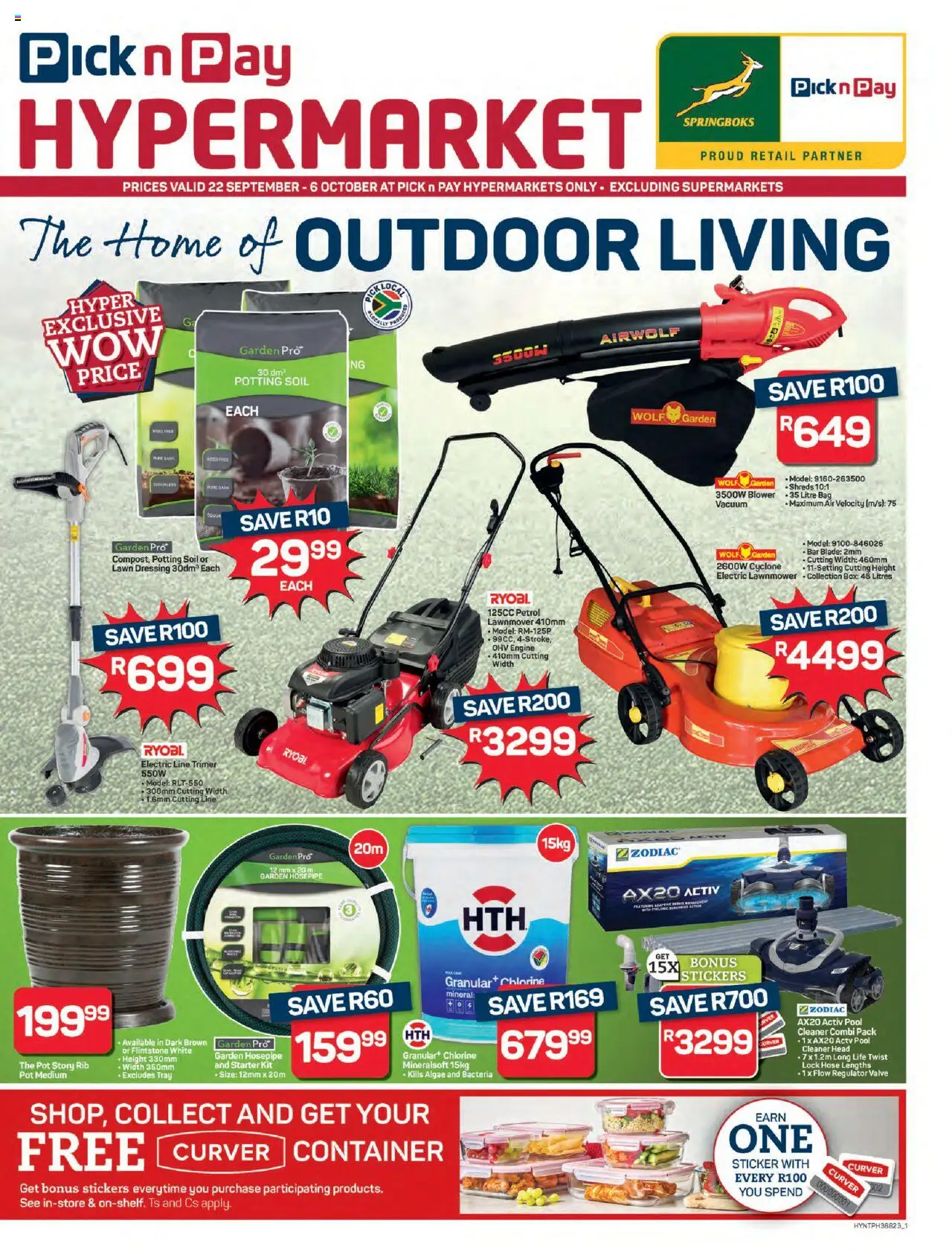 New Pick n Pay catalogue – valid from 22.09.2025 | Page: 1 | Products: Tray, Lock, Box, Valve