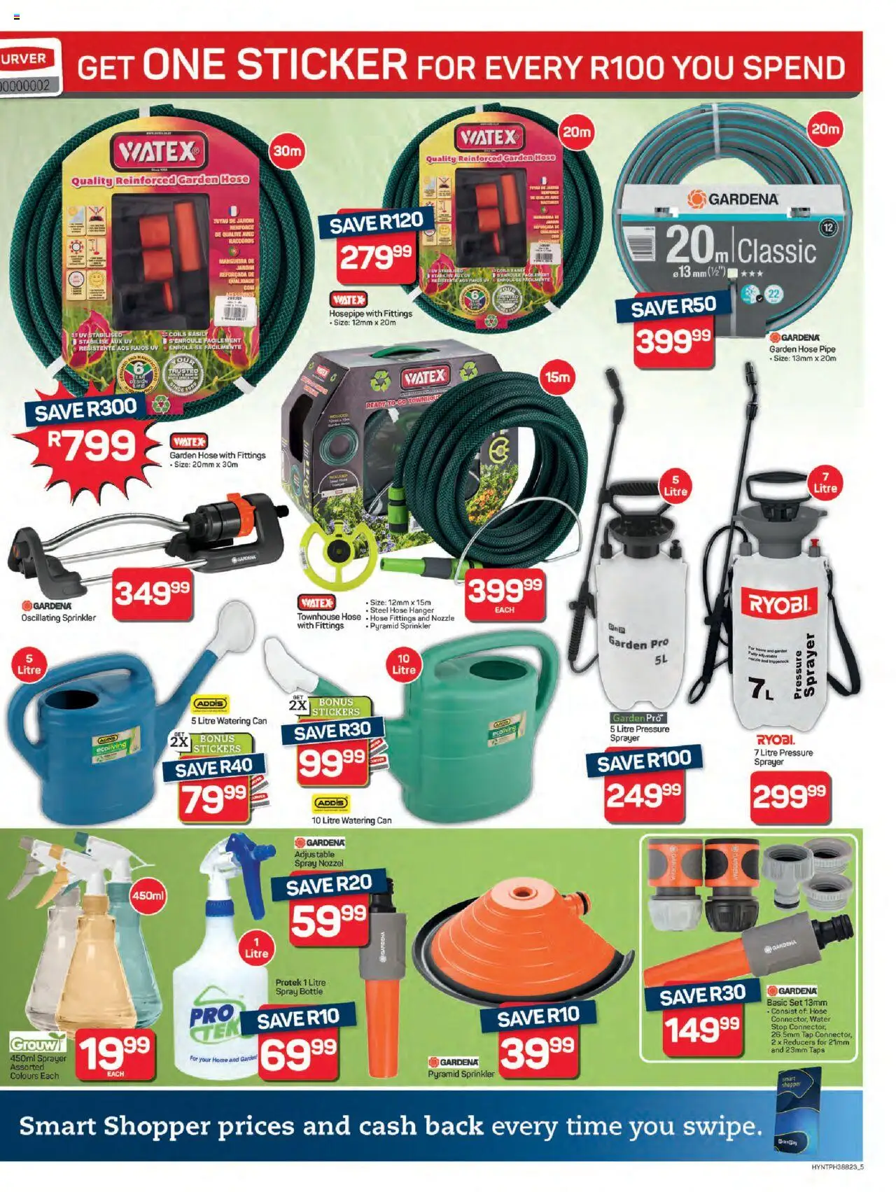 New Pick n Pay catalogue – valid from 22.09.2025 | Page: 5 | Products: Garden hose, Tap, Pipe, Water