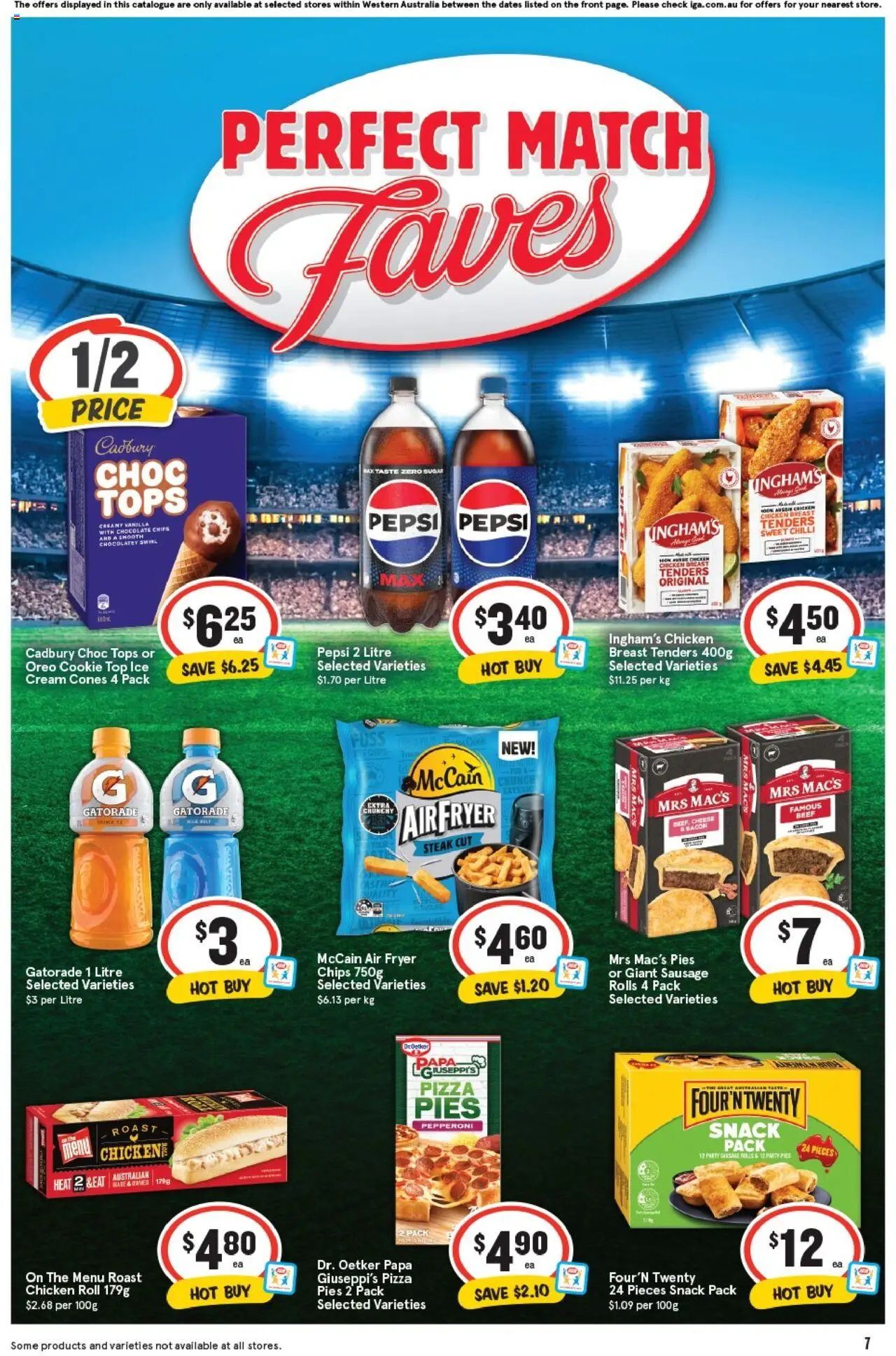 IGA catalogue - valid from 24.09.2025 | Page: 10 | Products: Chocolate, Beef, Pepsi, Chilli