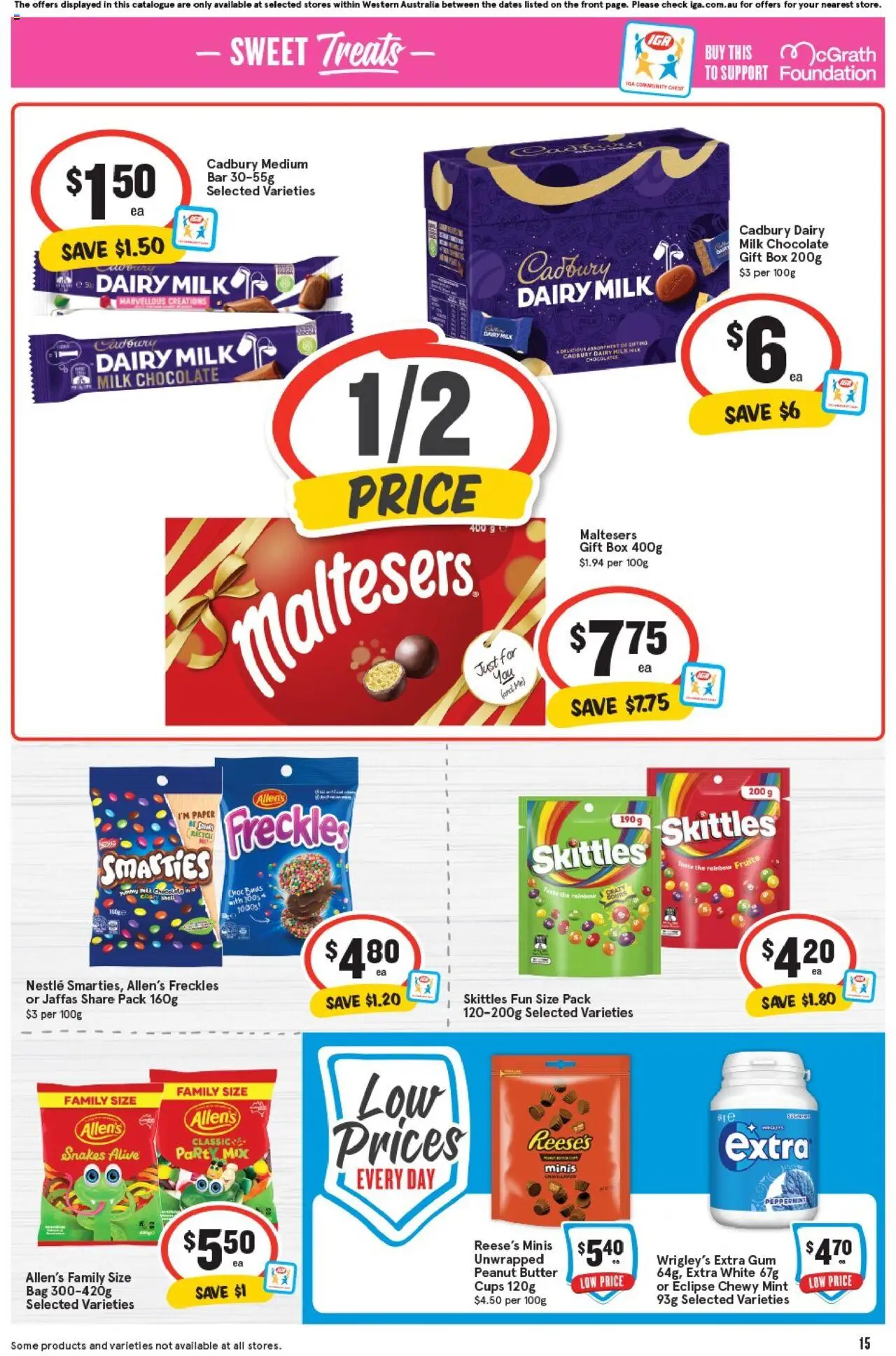 IGA catalogue - valid from 24.09.2025 | Page: 18 | Products: Box, Cups, Chocolate, Fruits