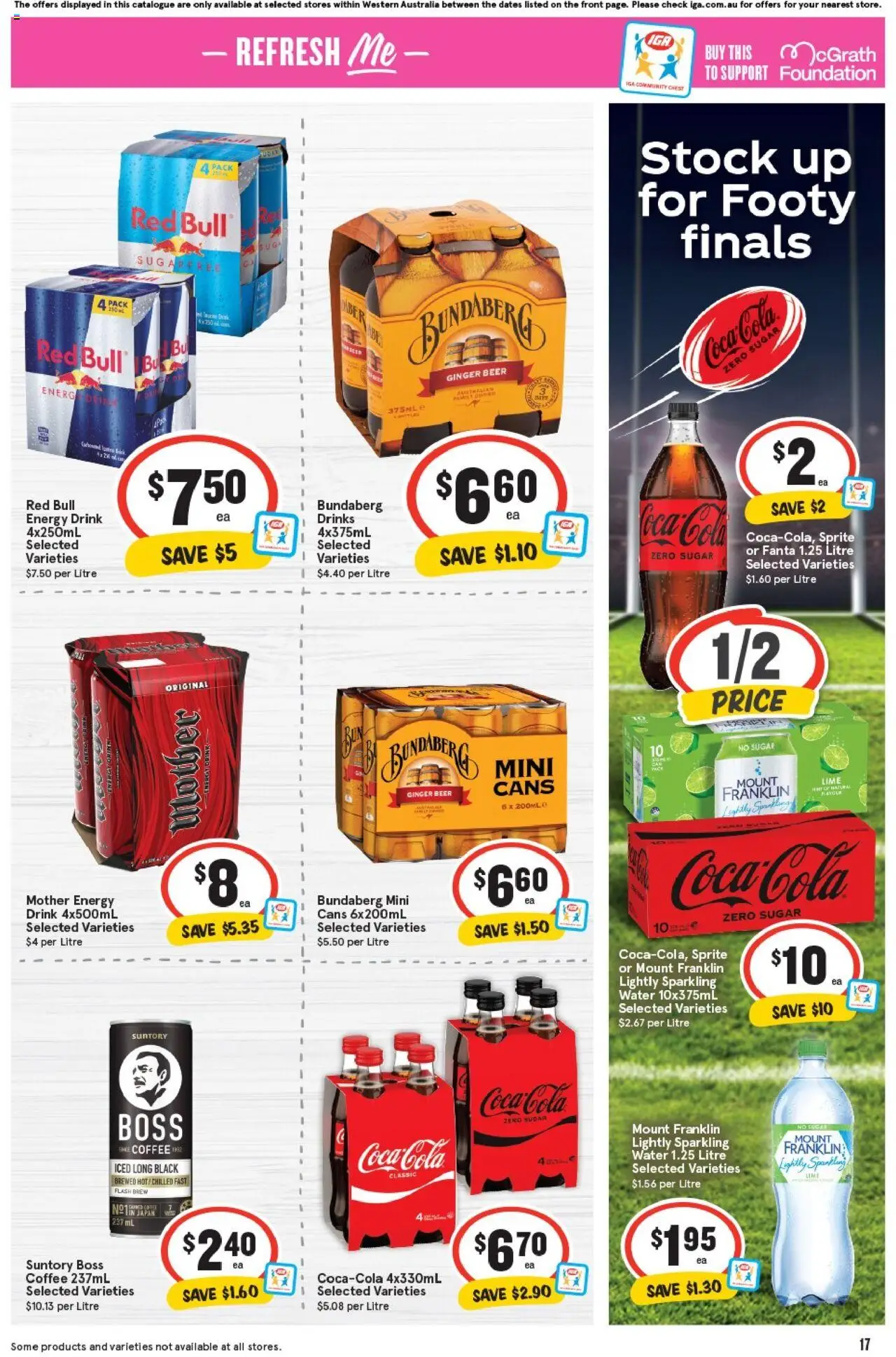 IGA catalogue - valid from 24.09.2025 | Page: 20 | Products: Coffee, Ginger, Lime, Foundation