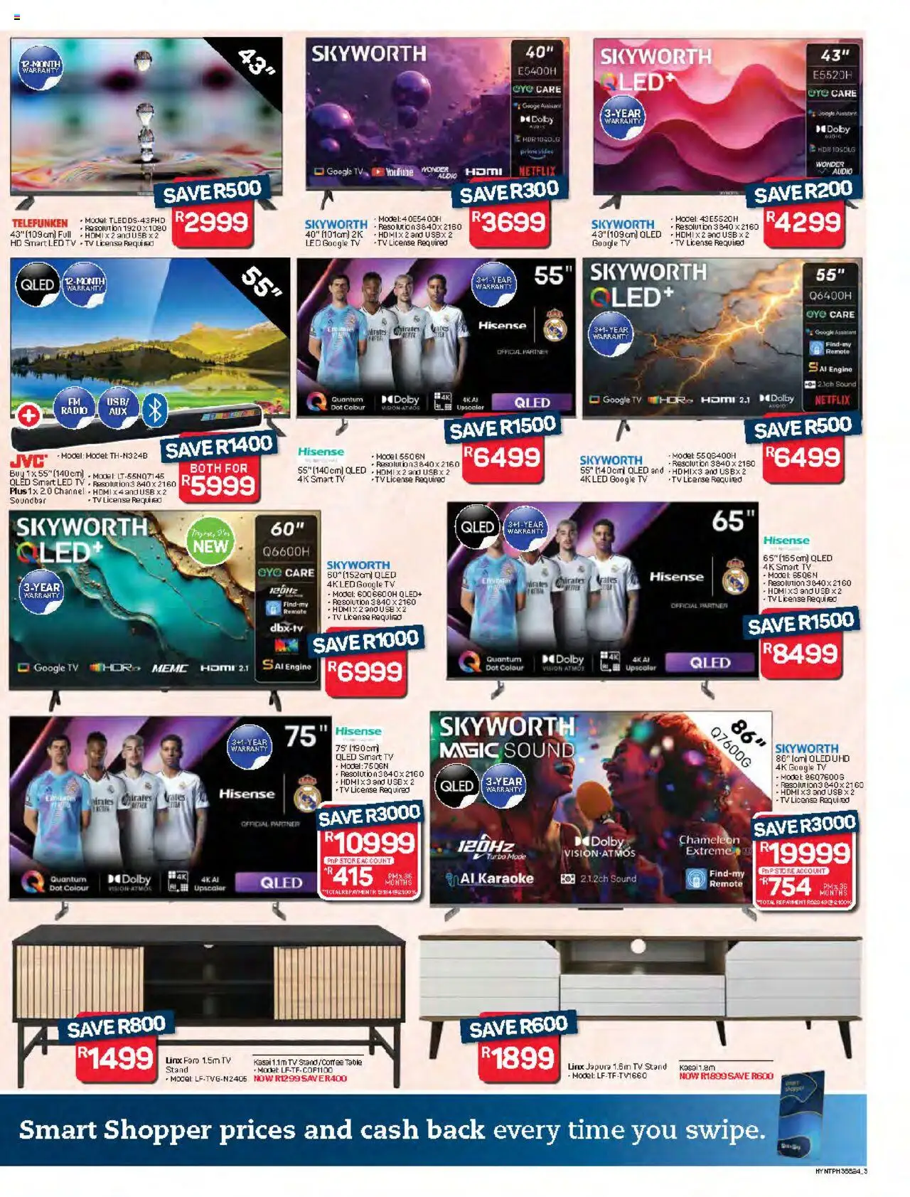 New Pick n Pay catalogue – valid from 22.09.2025 | Page: 3 | Products: Audio, USB, TV, Coffee