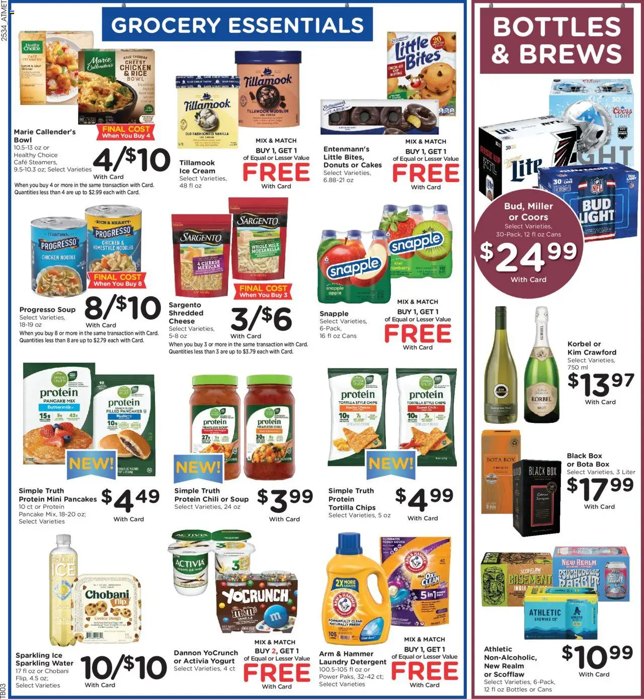 Kroger Weekly Ad - valid from 24.09.2025 | Page: 5 | Products: Rice, Chips, Cream, Ice cream