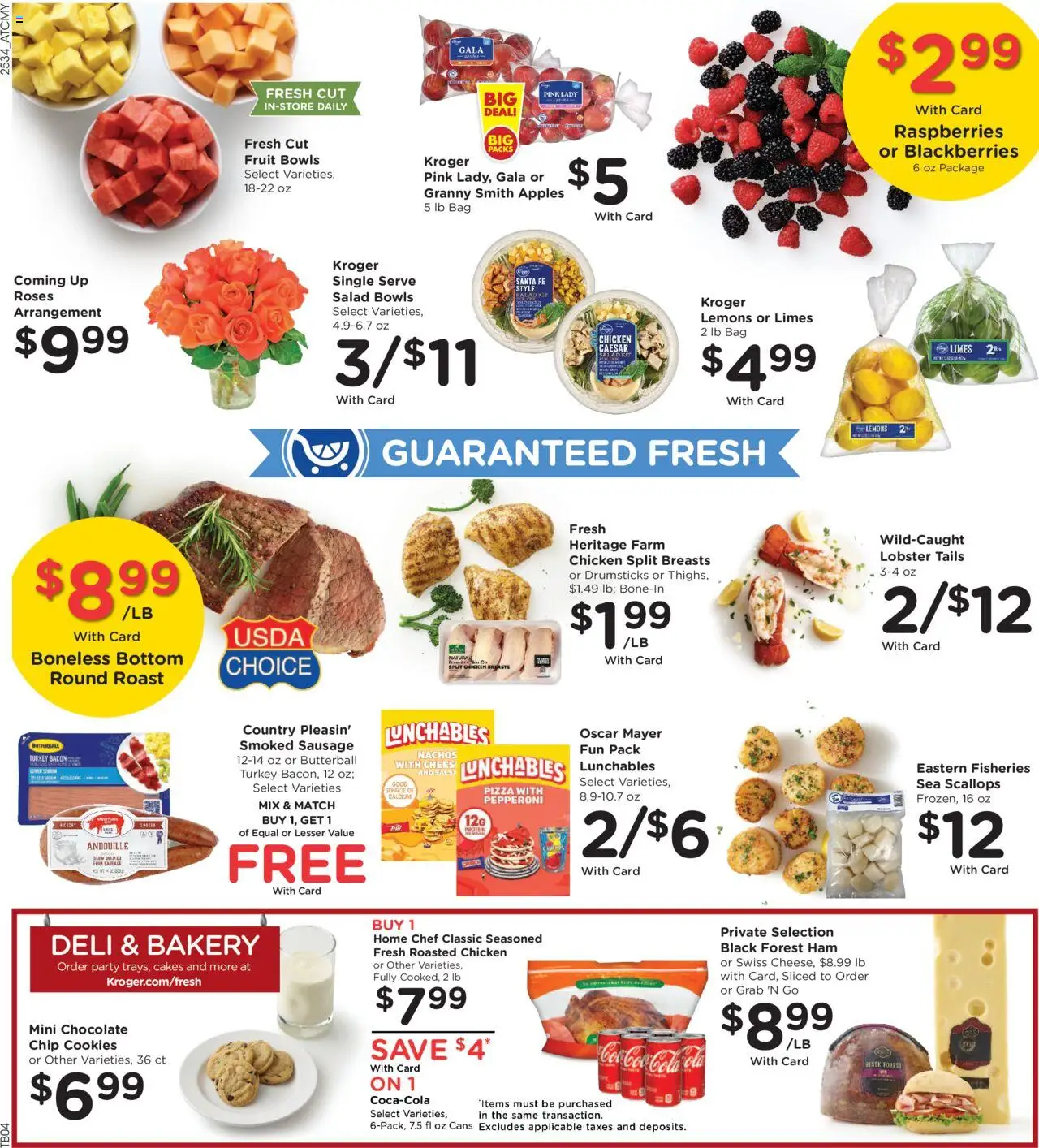 Kroger Weekly Ad - valid from 24.09.2025 | Page: 9 | Products: Chocolate, Ham, Apples, Cookies