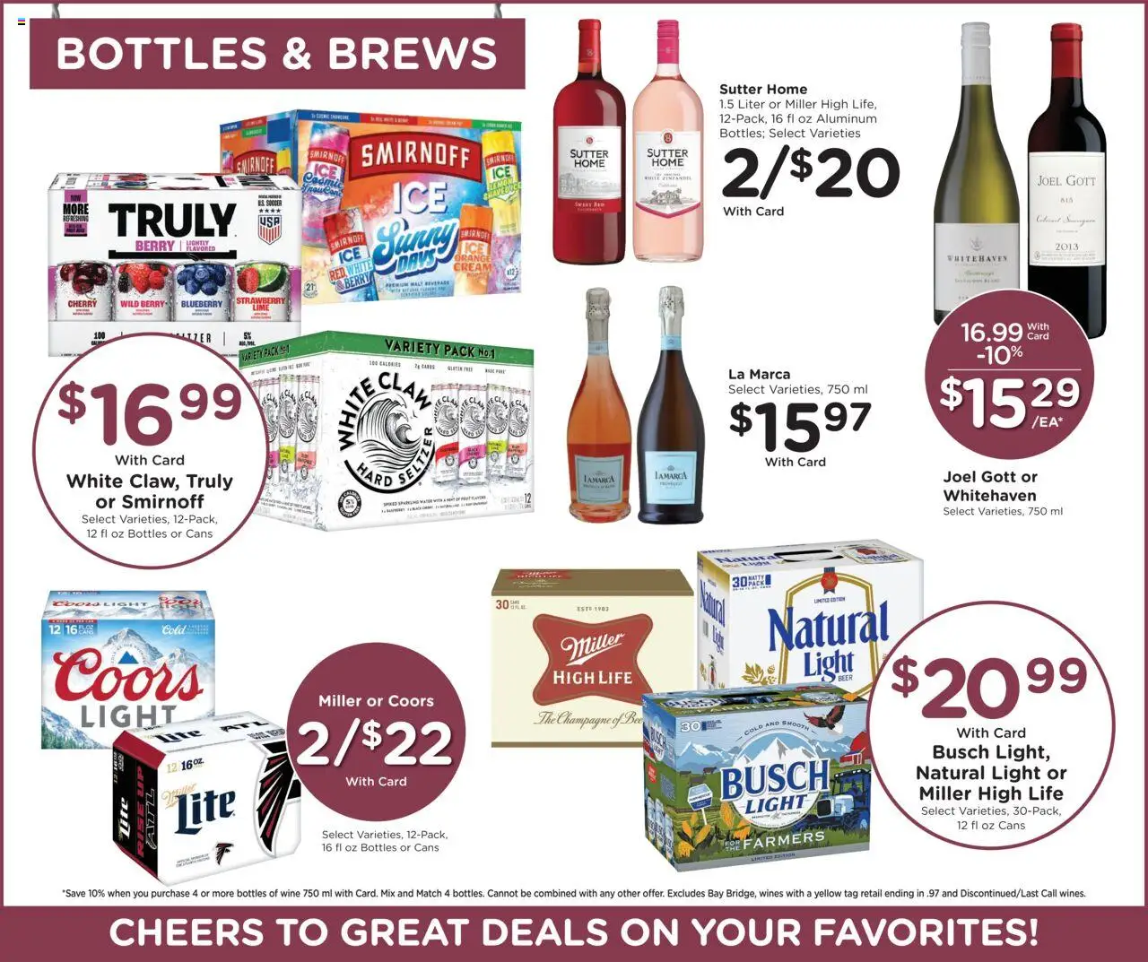 Kroger Weekly Ad - valid from 24.09.2025 | Page: 10 | Products: Wine, Beer, Cream, Lime