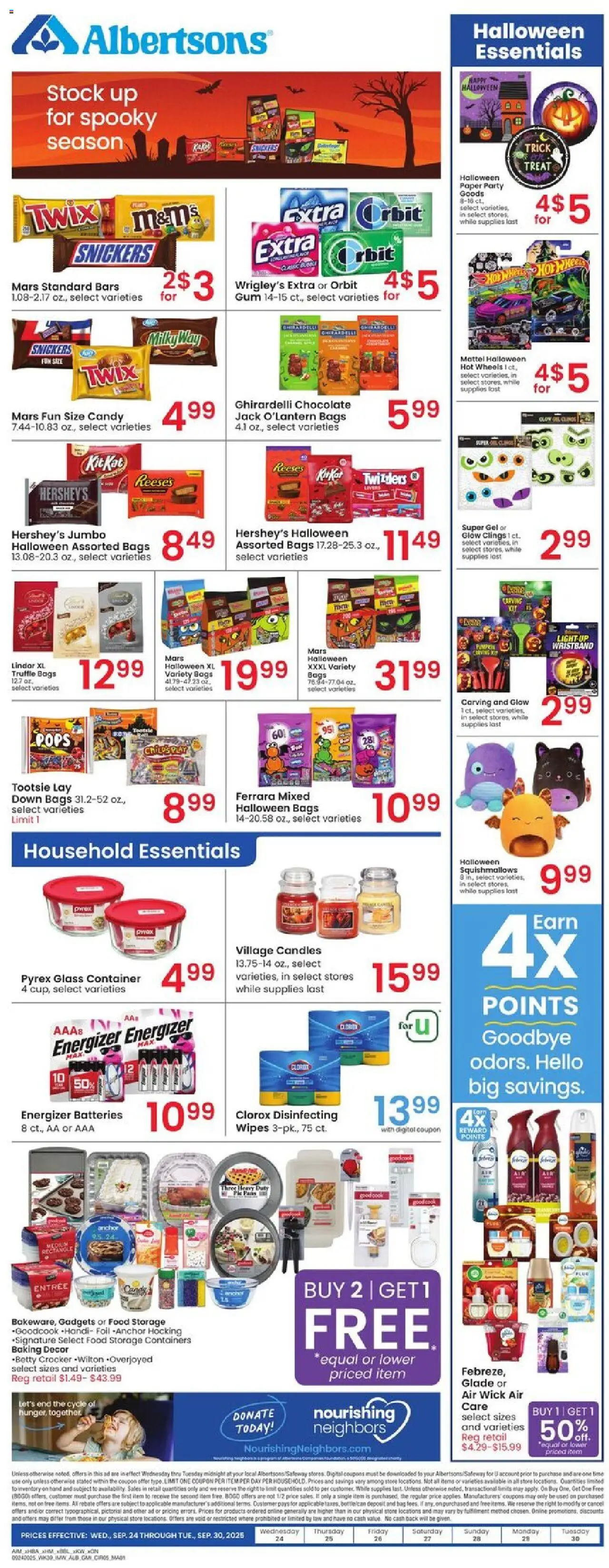 Albertsons Weekly Ad - valid from 24.09.2025 | Page: 5 | Products: Anchor, Chocolate, Pumpkin