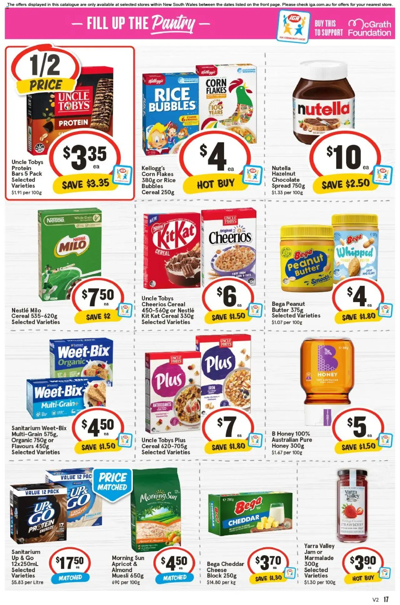 IGA catalogue - valid from 24.09.2025 | Page: 20 | Products: Chocolate, Honey, Cereal, Flakes