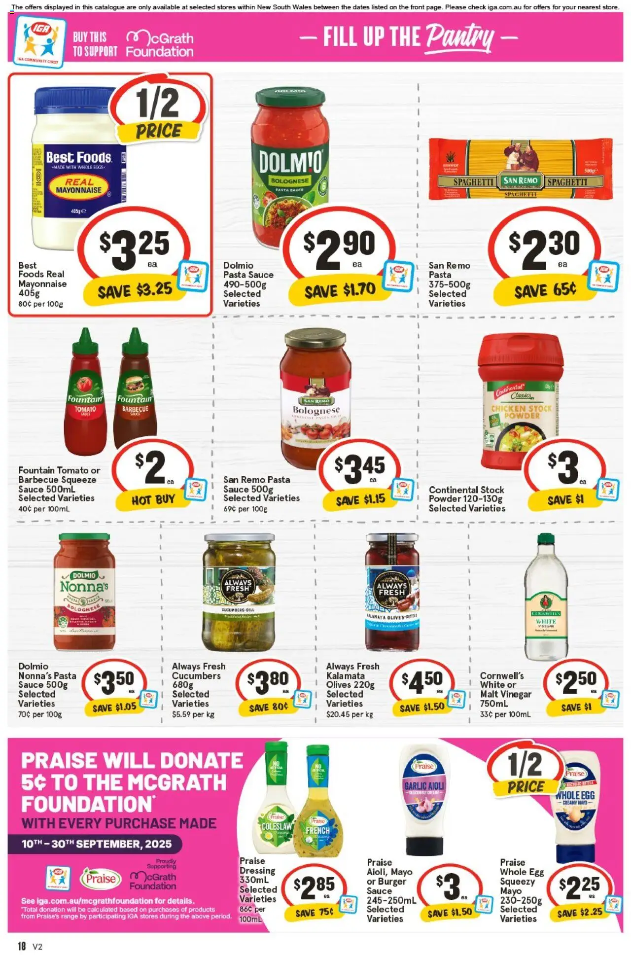 IGA catalogue - valid from 24.09.2025 | Page: 21 | Products: Powder, Olives, Cucumbers, Foundation