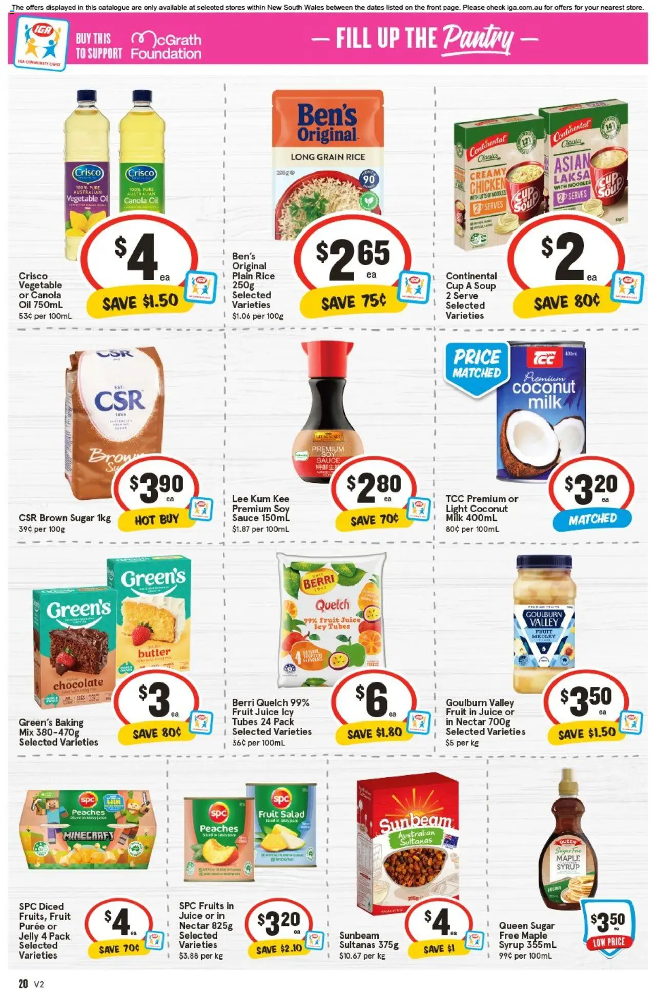 IGA catalogue - valid from 24.09.2025 | Page: 23 | Products: Light, Rice, Salad, Soup