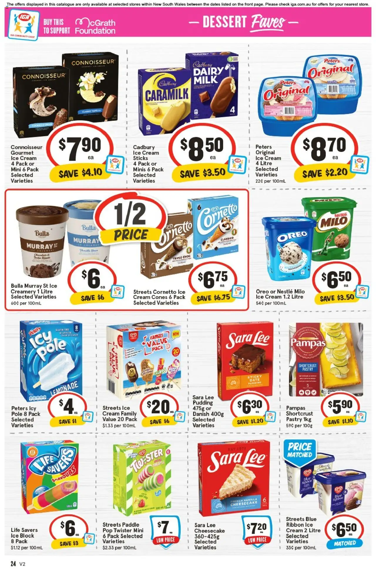 IGA catalogue - valid from 24.09.2025 | Page: 27 | Products: Dairy, Pudding, Ice cream, Date