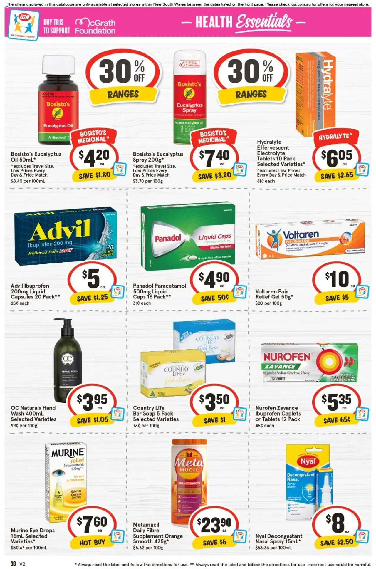 IGA catalogue - valid from 24.09.2025 | Page: 33 | Products: Oil, Foundation, Tablets, Hand wash