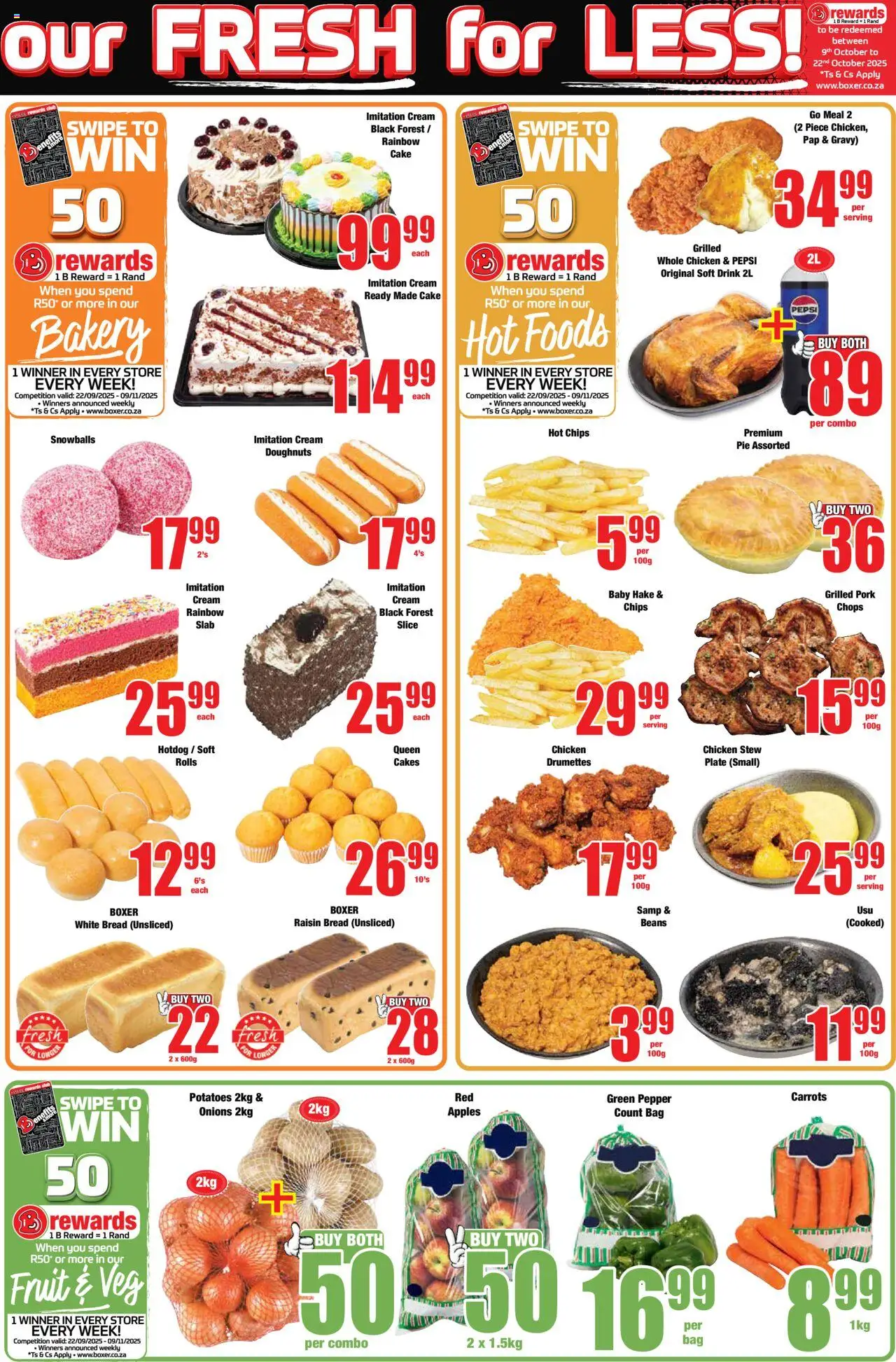 New Boxer catalogue – valid from 22.09.2025 | Page: 3 | Products: Bakery, Carrots, Gravy, Pepper