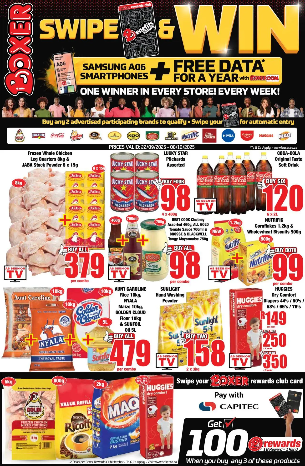 New Boxer catalogue – valid from 22.09.2025 | Page: 1 | Products: Handwash, Oil, Tomato sauce, Stock