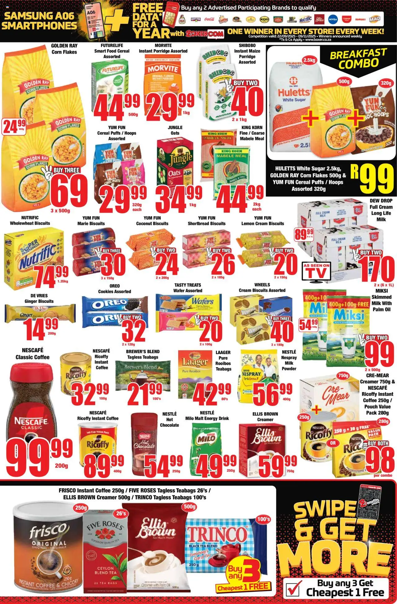New Boxer catalogue – valid from 22.09.2025 | Page: 5 | Products: Oats, Oil, Lemon, Estuche organizador de viaje
