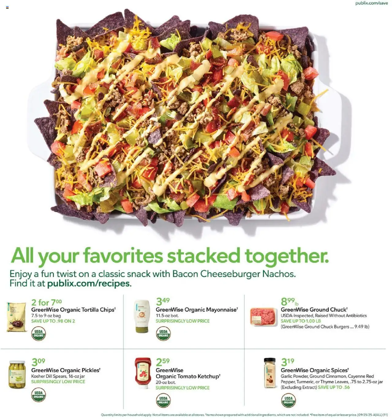 Publix Weekly Ad - valid from 24.09.2025 | Page: 11 | Products: Ketchup, Garlic, Dill, Bag