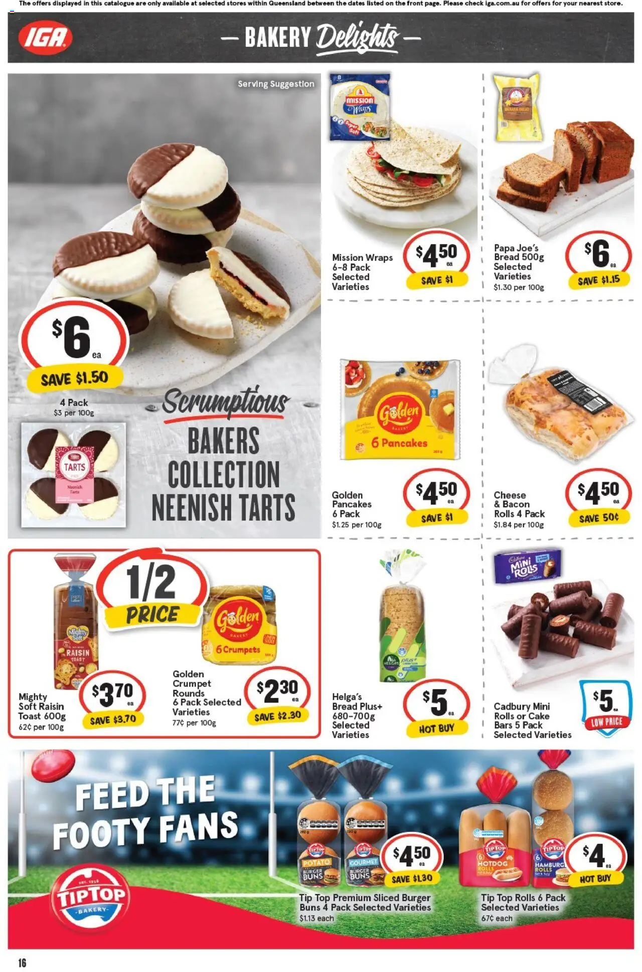 IGA catalogue - valid from 24.09.2025 | Page: 19 | Products: Bacon, Cheese, Bread, Bakery