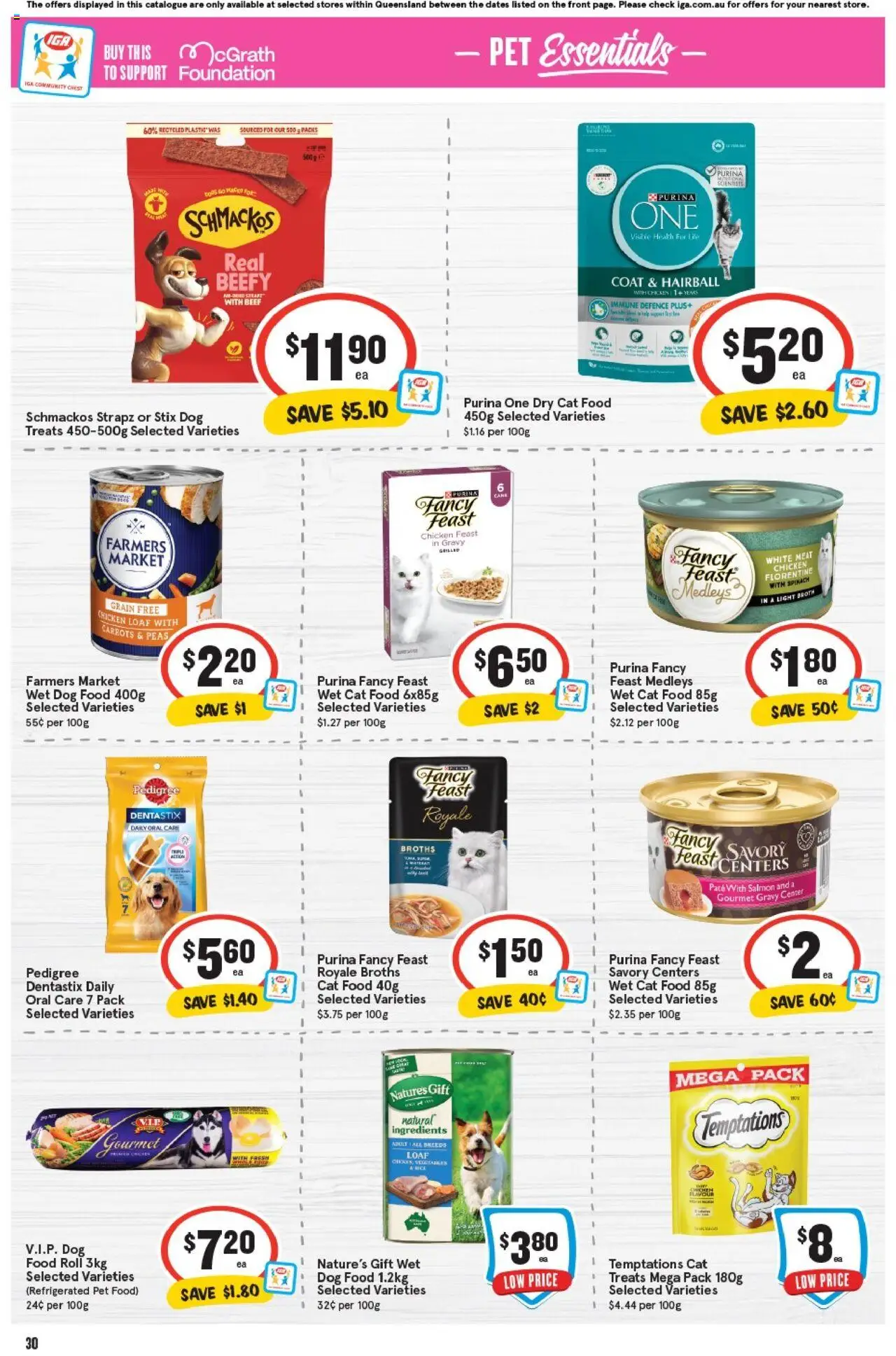 IGA catalogue - valid from 24.09.2025 | Page: 33 | Products: Meat, Spinach, Salmon, Foundation
