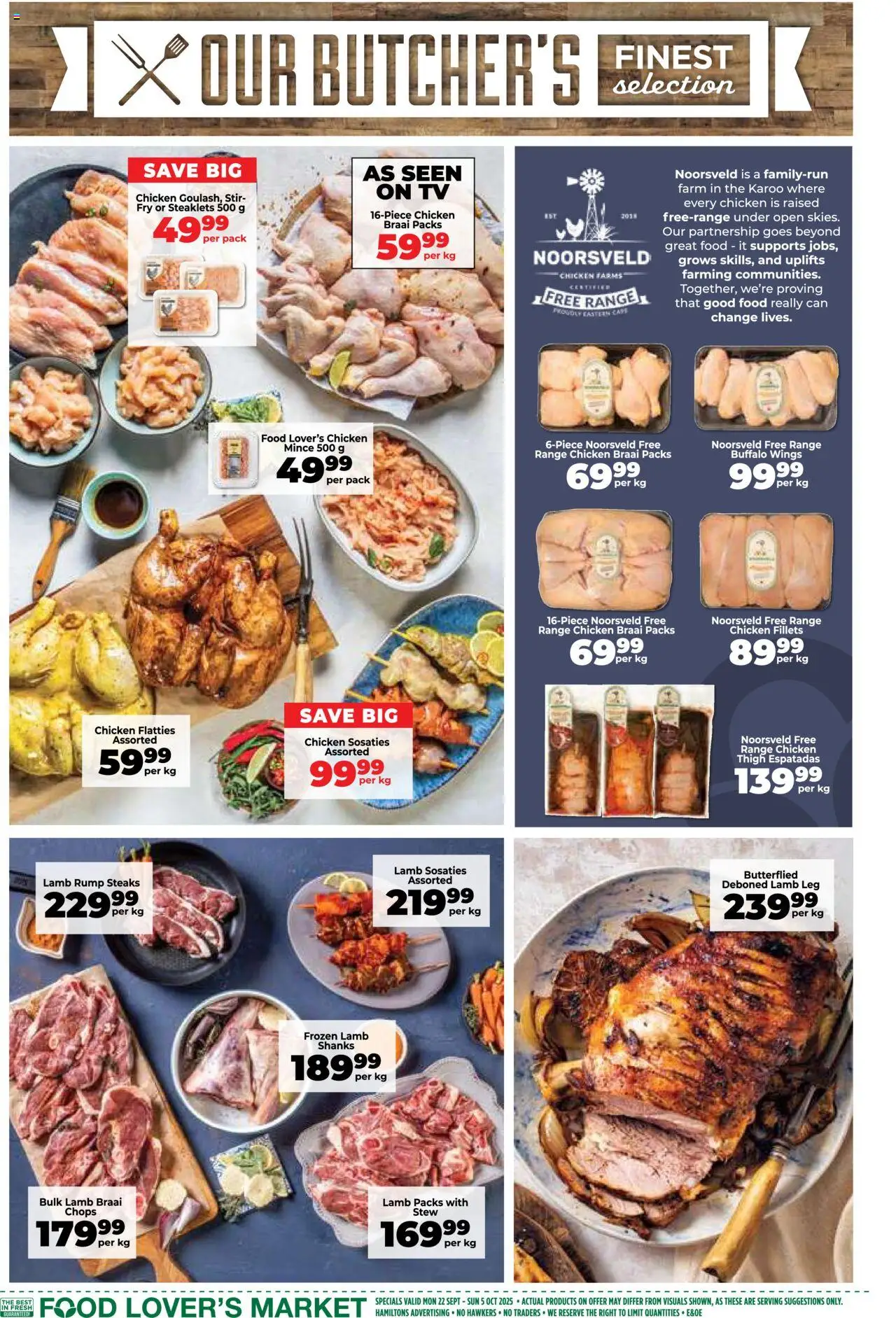 New Food Lover's Market catalogue – valid from 22.09.2025 | Page: 10 | Products: TV, Chicken