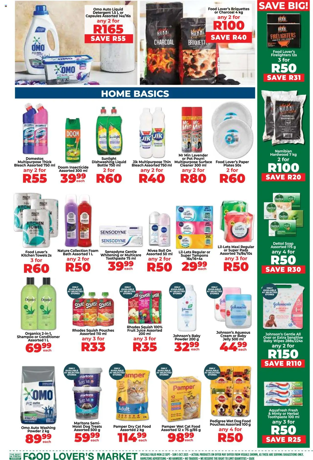 New Food Lover's Market catalogue – valid from 22.09.2025 | Page: 15 | Products: Shampoo, Fruit, Paper, Cat food