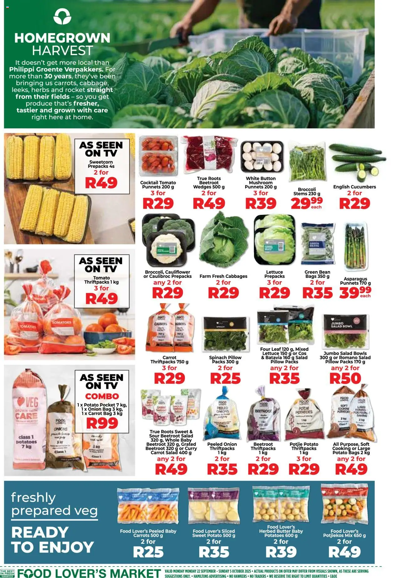 New Food Lover's Market catalogue – valid from 22.09.2025 | Page: 2 | Products: Melons, Bowls, Bananas, Cucumbers