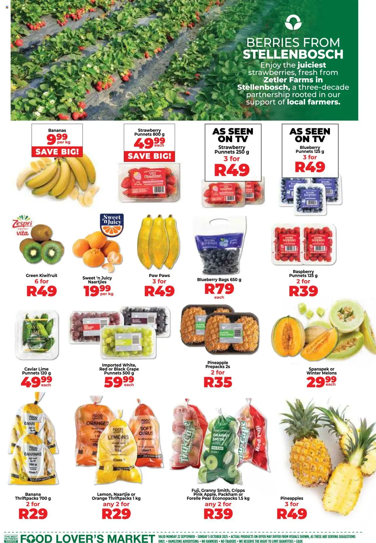 New Food Lover's Market catalogue – valid from 22.09.2025 | Page: 3 | Products: Platter, Bread, Fish, Garlic