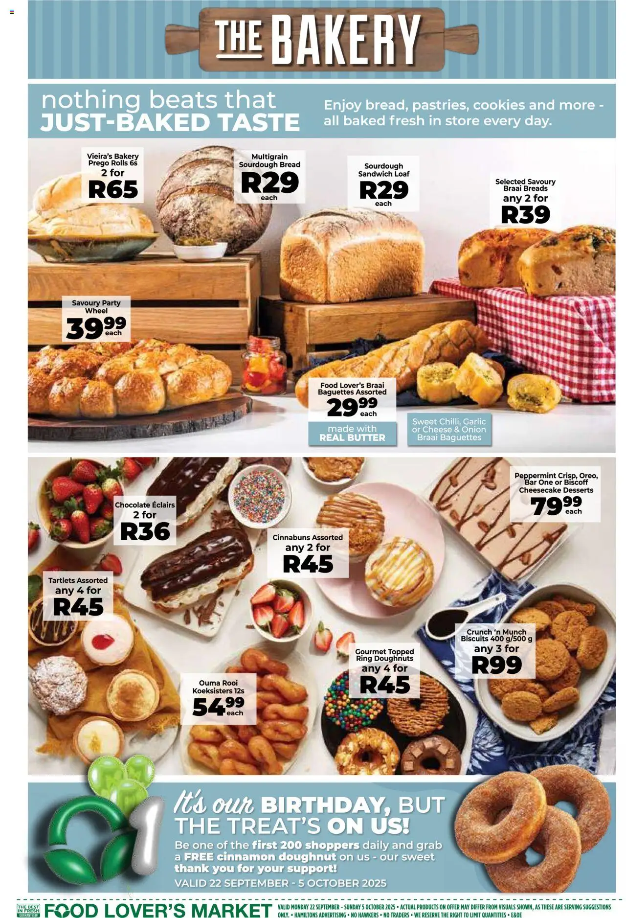 New Food Lover's Market catalogue – valid from 22.09.2025 | Page: 5 | Products: TV, Boerewors, Pork, Beef