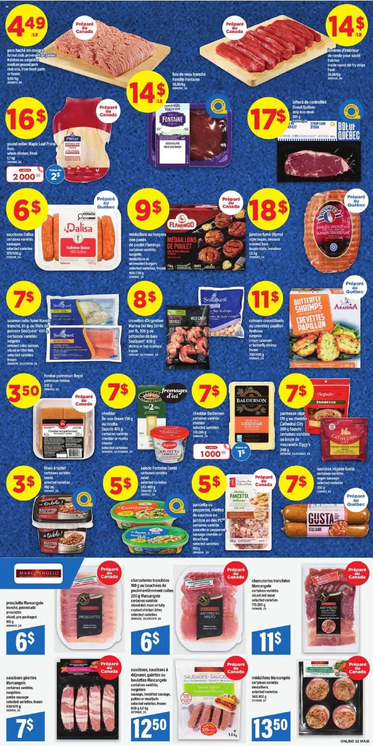 Maxi flyer valid from 25.09.2025 | Page: 6 | Products: Salad, Table, Chicken, Pork
