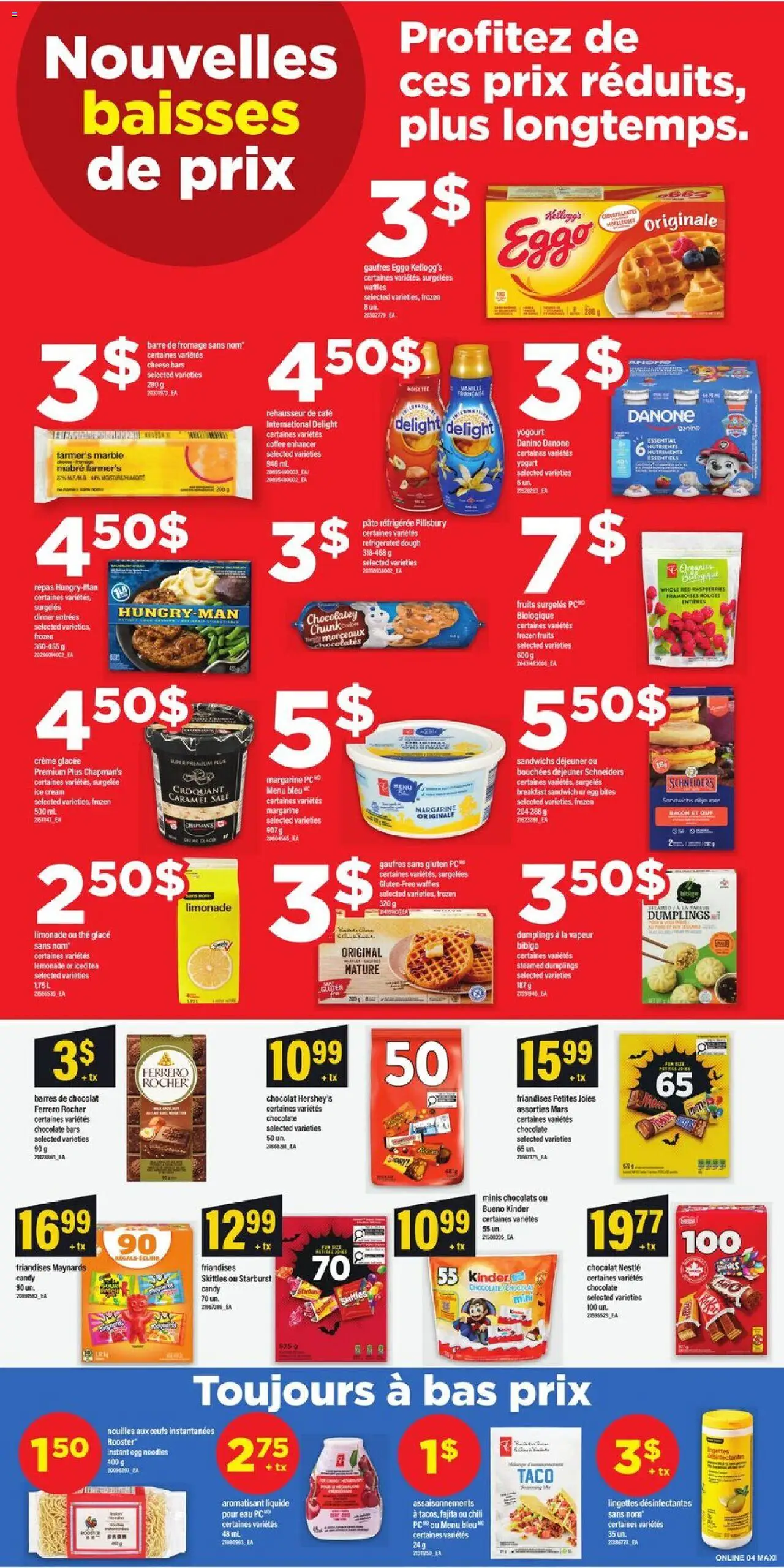Maxi flyer valid from 25.09.2025 | Page: 8 | Products: Tea, Noodles, Coffee, Chocolate