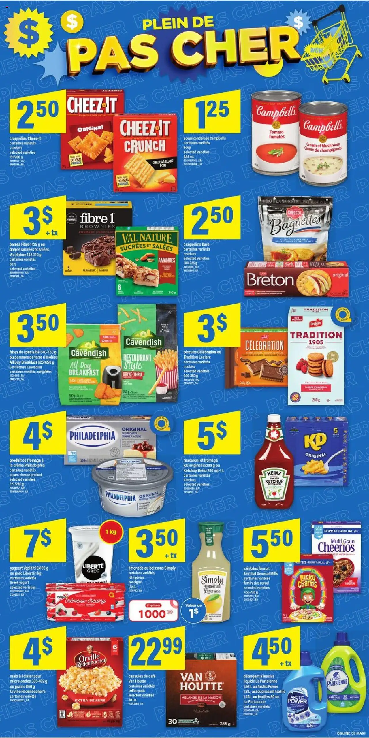 Maxi flyer valid from 25.09.2025 | Page: 14 | Products: Ketchup, Cheese, Yogurt, Coffee