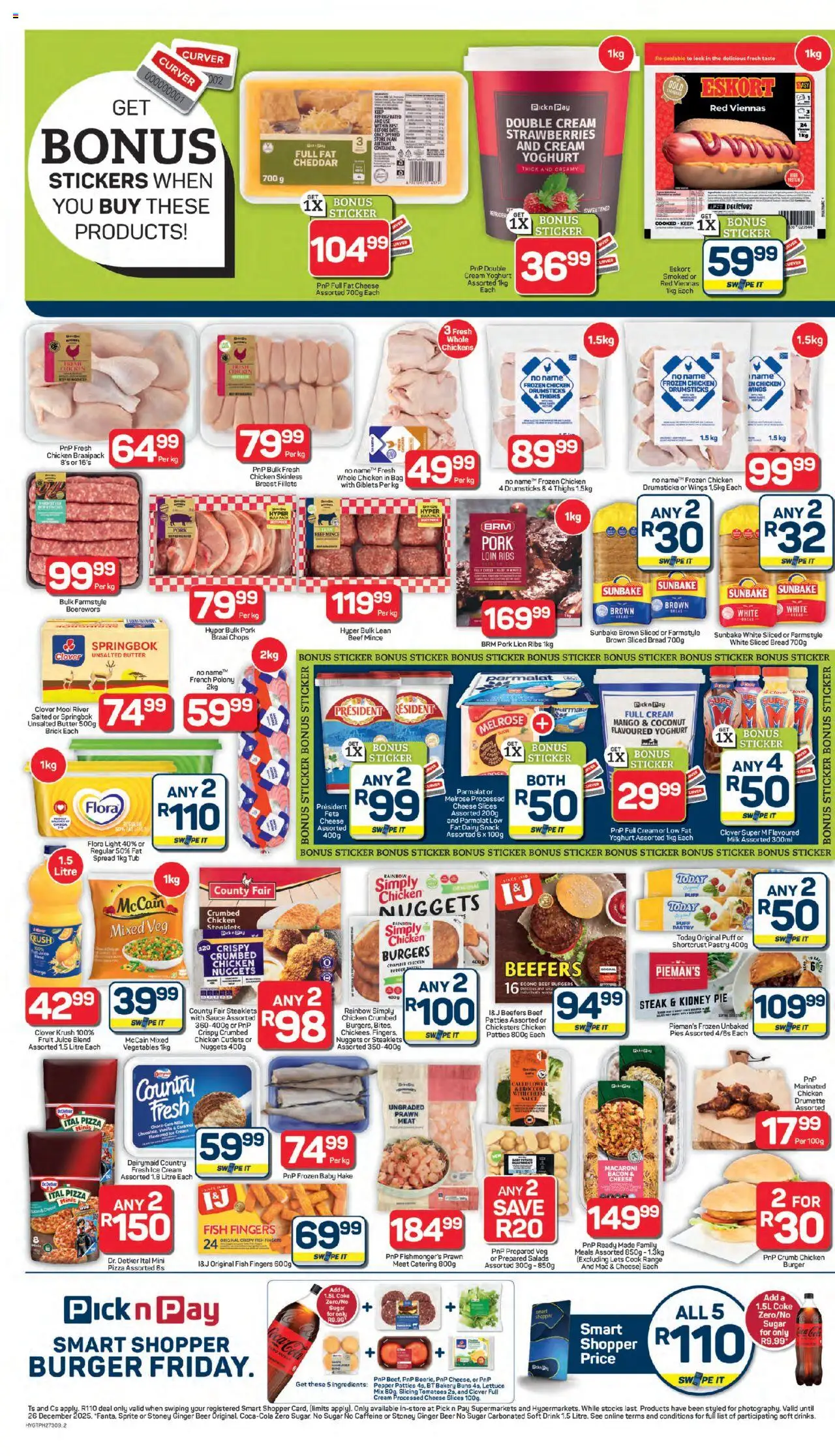 New Pick n Pay catalogue – valid from 22.09.2025 | Page: 2 | Products: Light, Fruit, Pepper, Bacon