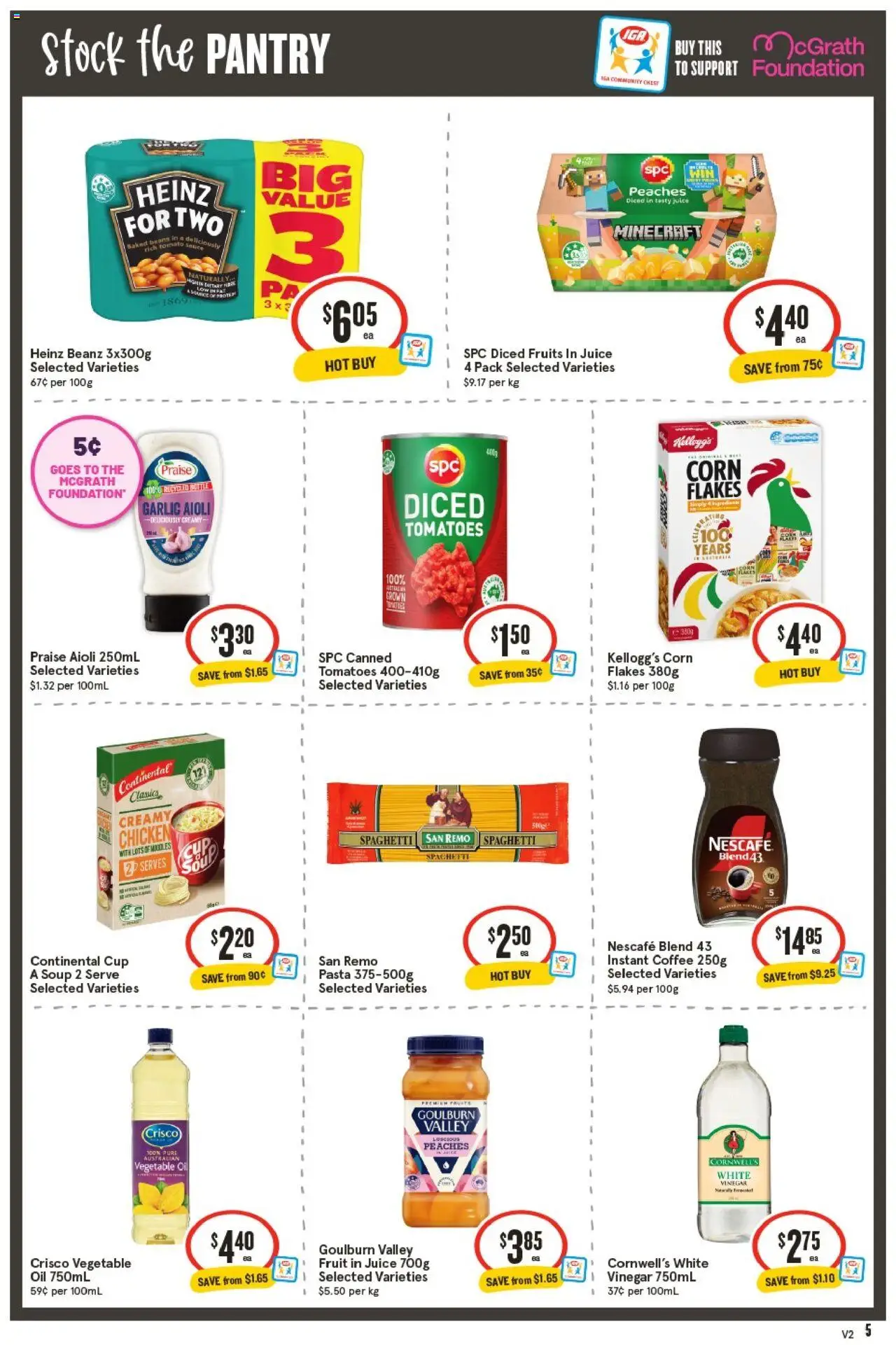 IGA catalogue - valid from 24.09.2025 | Page: 6 | Products: Chicken, Pasta, Soup, Garlic