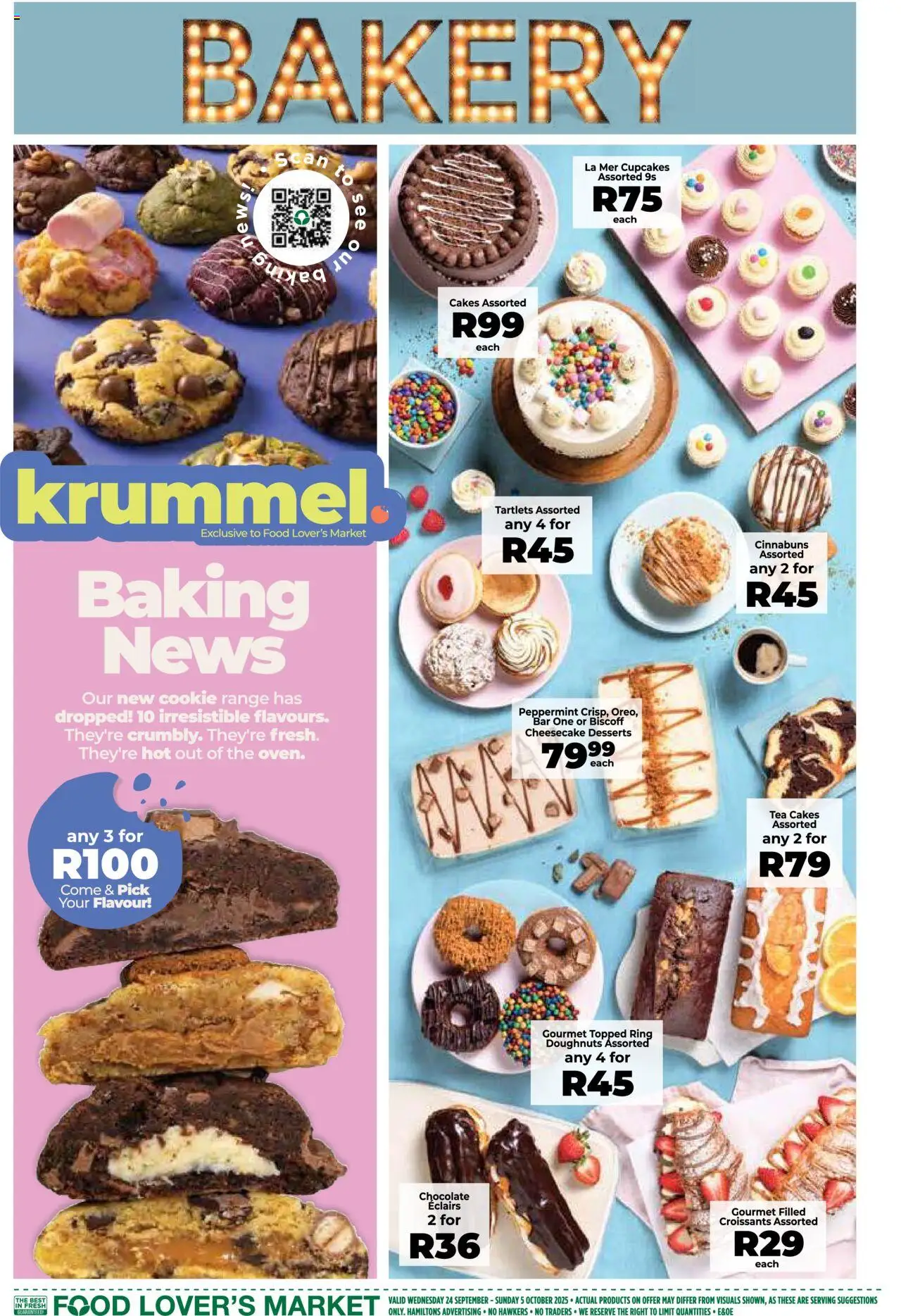 New Food Lover's Market catalogue – valid from 24.09.2025 | Page: 8 | Products: Bakery, Pó talco, Chocolate, Tea