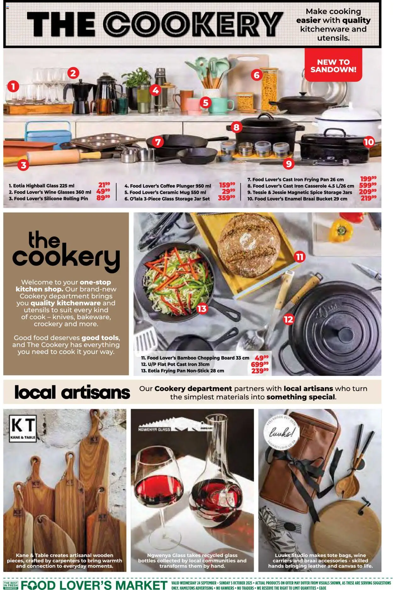 New Food Lover's Market catalogue – valid from 24.09.2025 | Page: 12 | Products: Table, Wine, Mug, Silicone