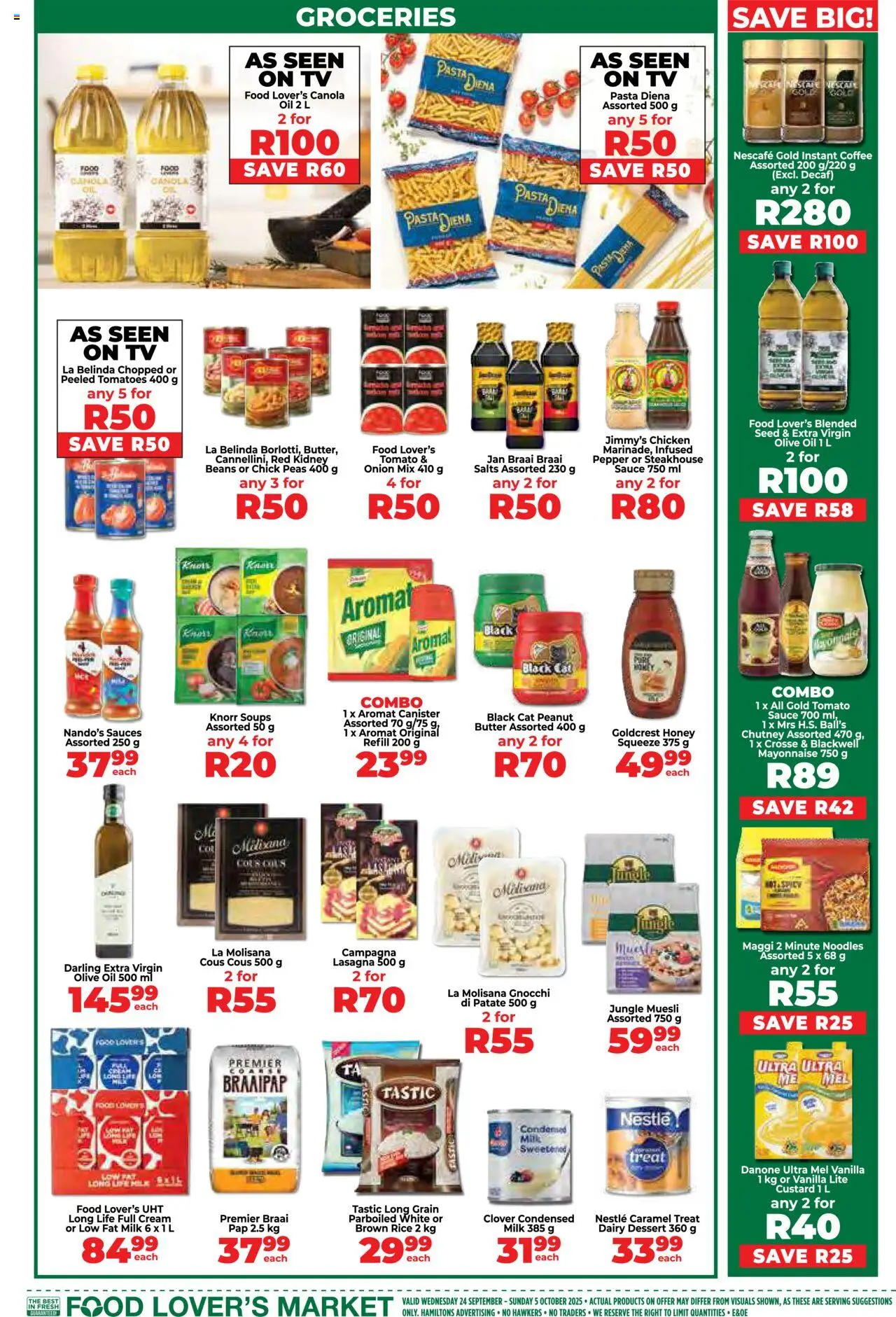 New Food Lover's Market catalogue – valid from 24.09.2025 | Page: 17 | Products: Chicken, Rice, Cream, Caramel