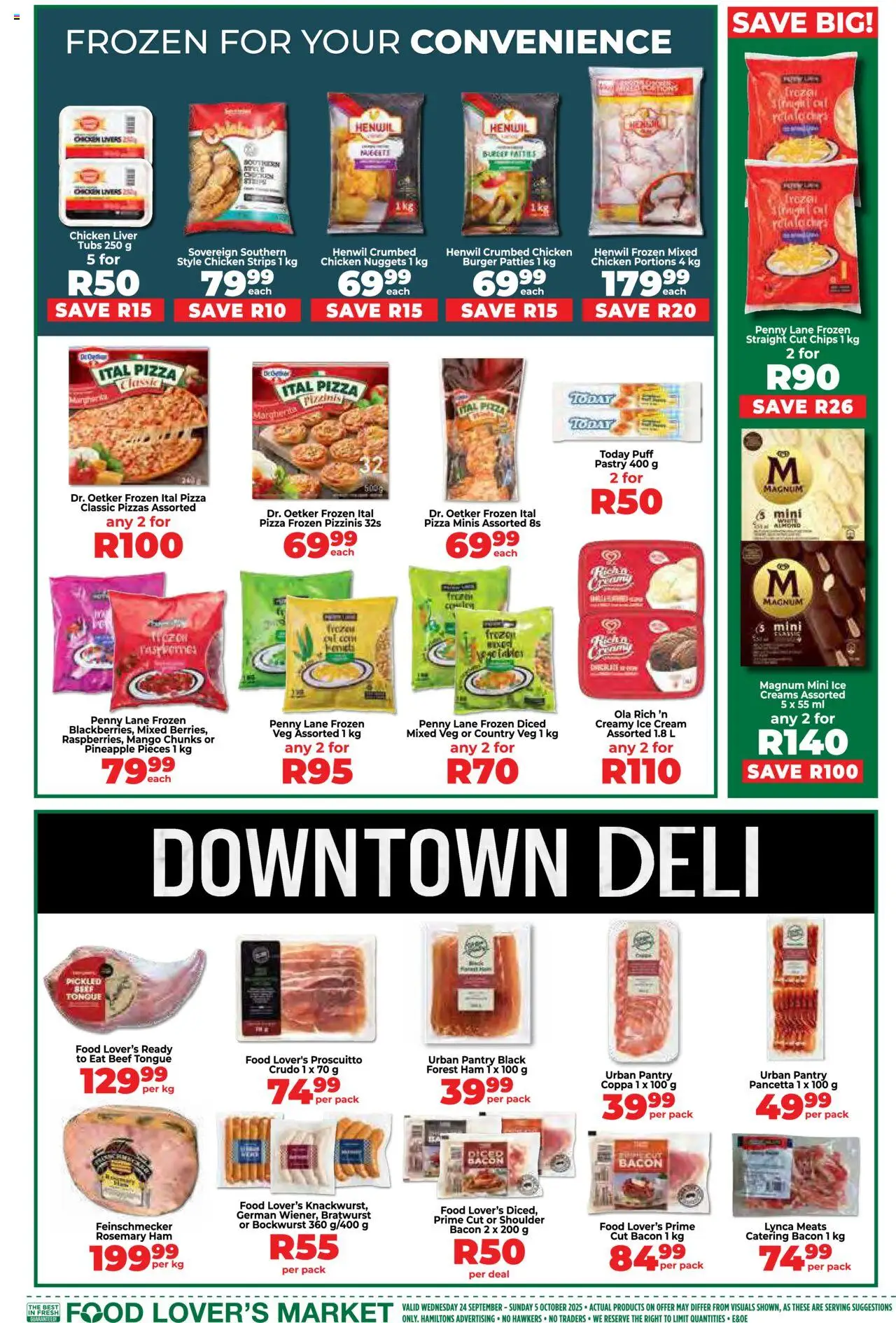 New Food Lover's Market catalogue – valid from 24.09.2025 | Page: 15 | Products: Drone, Ham, Chicken, Beef