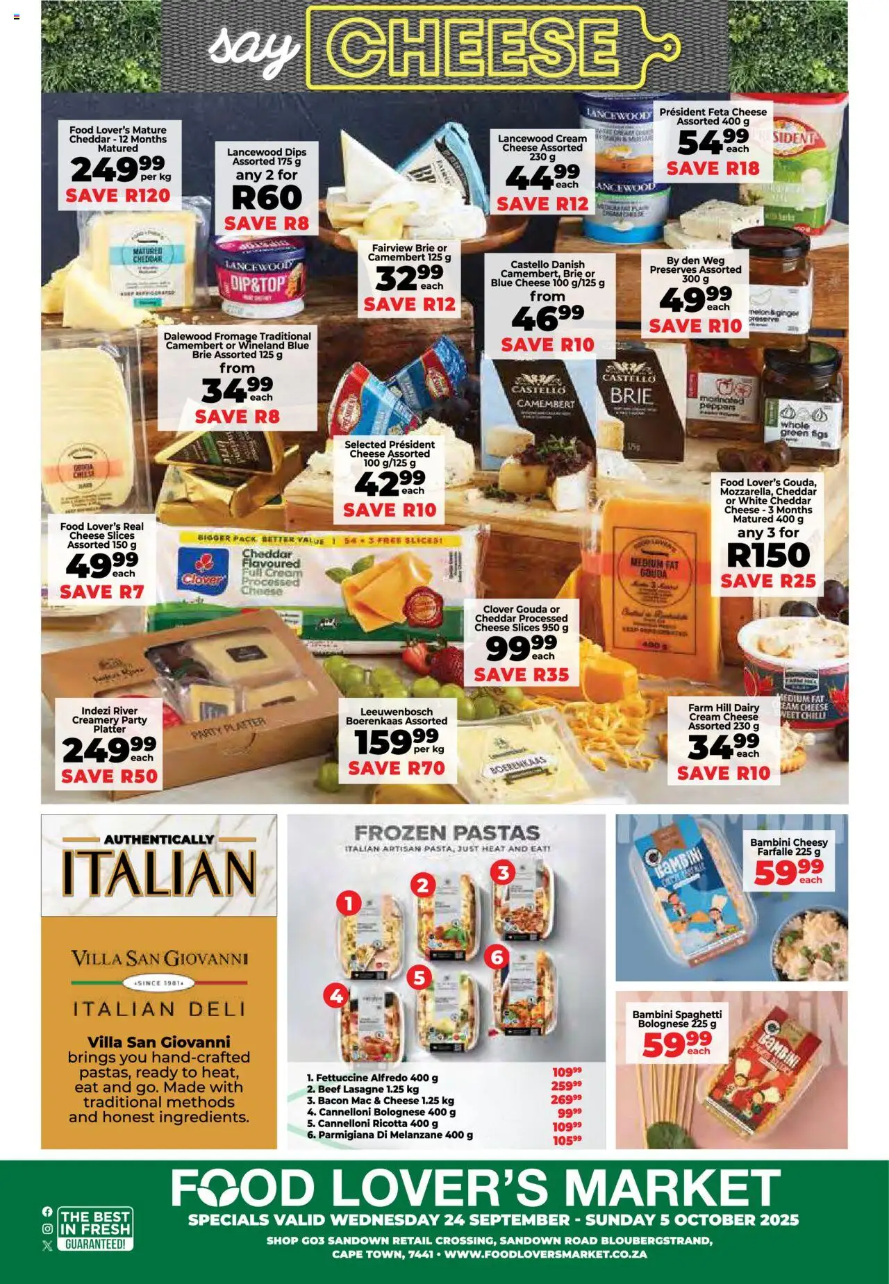 New Food Lover's Market catalogue – valid from 24.09.2025 | Page: 20 | Products: Platter, Cheese, Beef, Cream