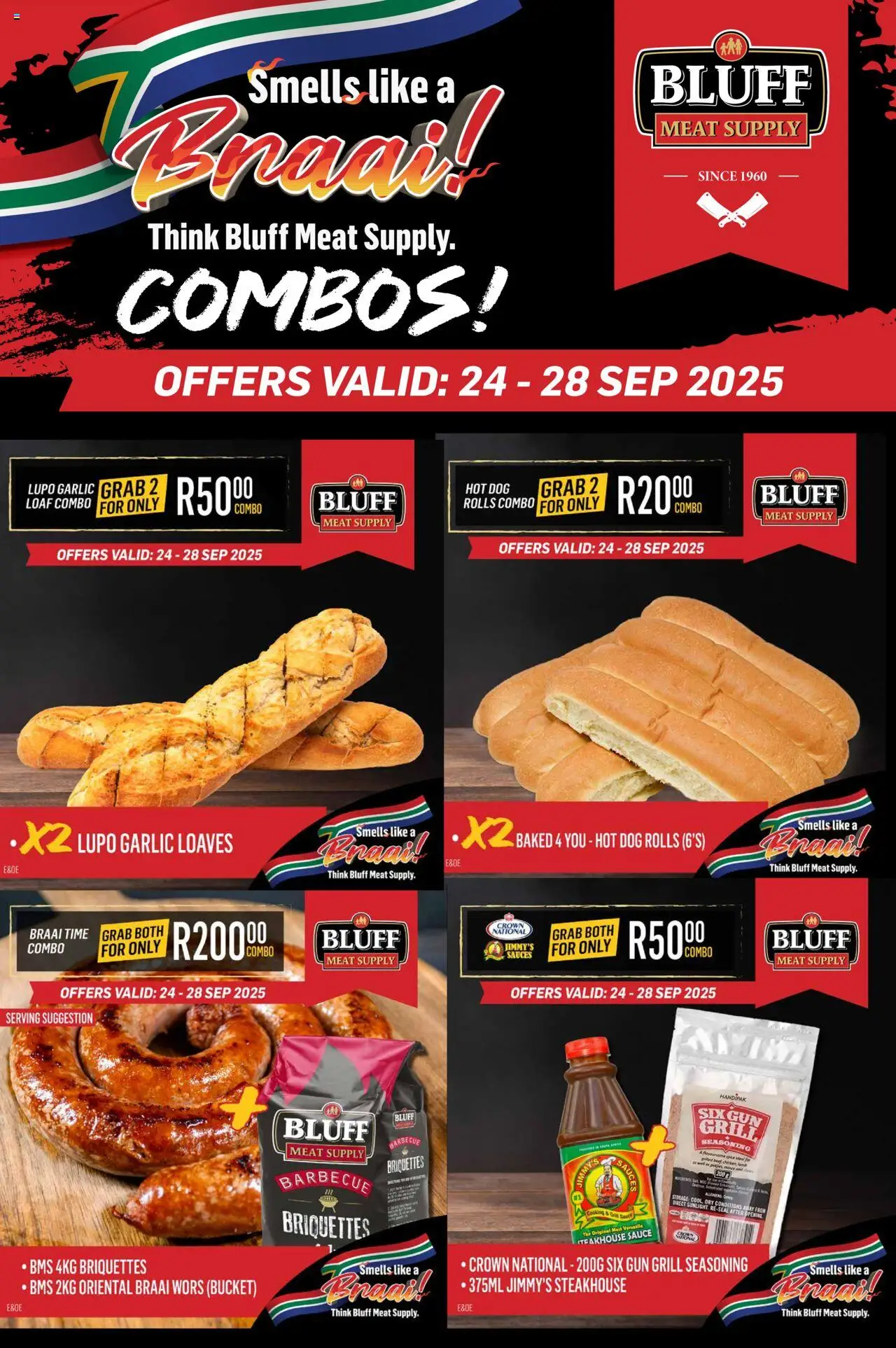 Bluff Meat Supply – Weekly COMBOS! (24/09/2025 – 28/09/2025) Online