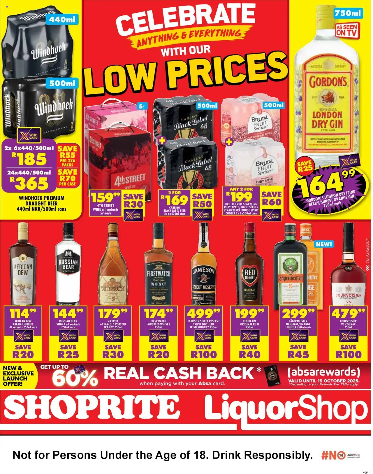 Shoprite KwaZulu-Natal – LiquorShop Savings (23/09/2025 – 08/10/2025) → Online Catalogue
