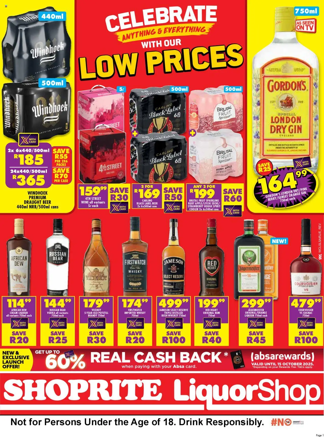 Shoprite Western Cape – LiquorShop Savings (23/09/2025 – 08/10/2025) → Online Catalogue