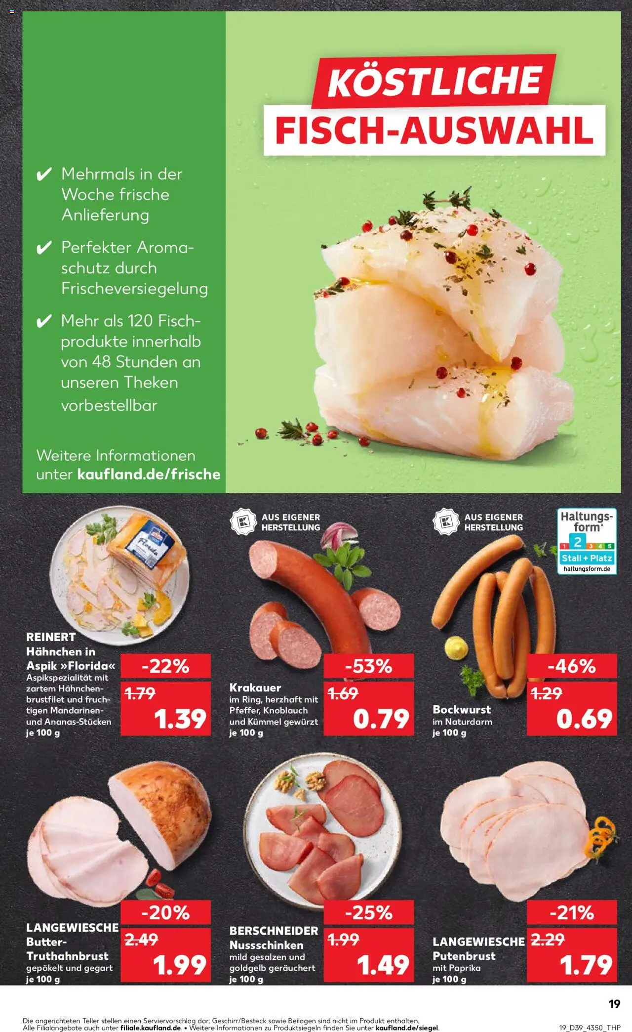 Kaufland prospekt Frankfurt (Oder)	 – gültig ab 25.09.2025 | Seite: 19 | Produkte: Bockwurst, Butter, Fisch, Knoblauch Kaufland prospekt Frankfurt (Oder)	 – gültig ab 25.09.2025 | Seite: 19 | Produkte: Bockwurst, Butter, Fisch, Knoblauch