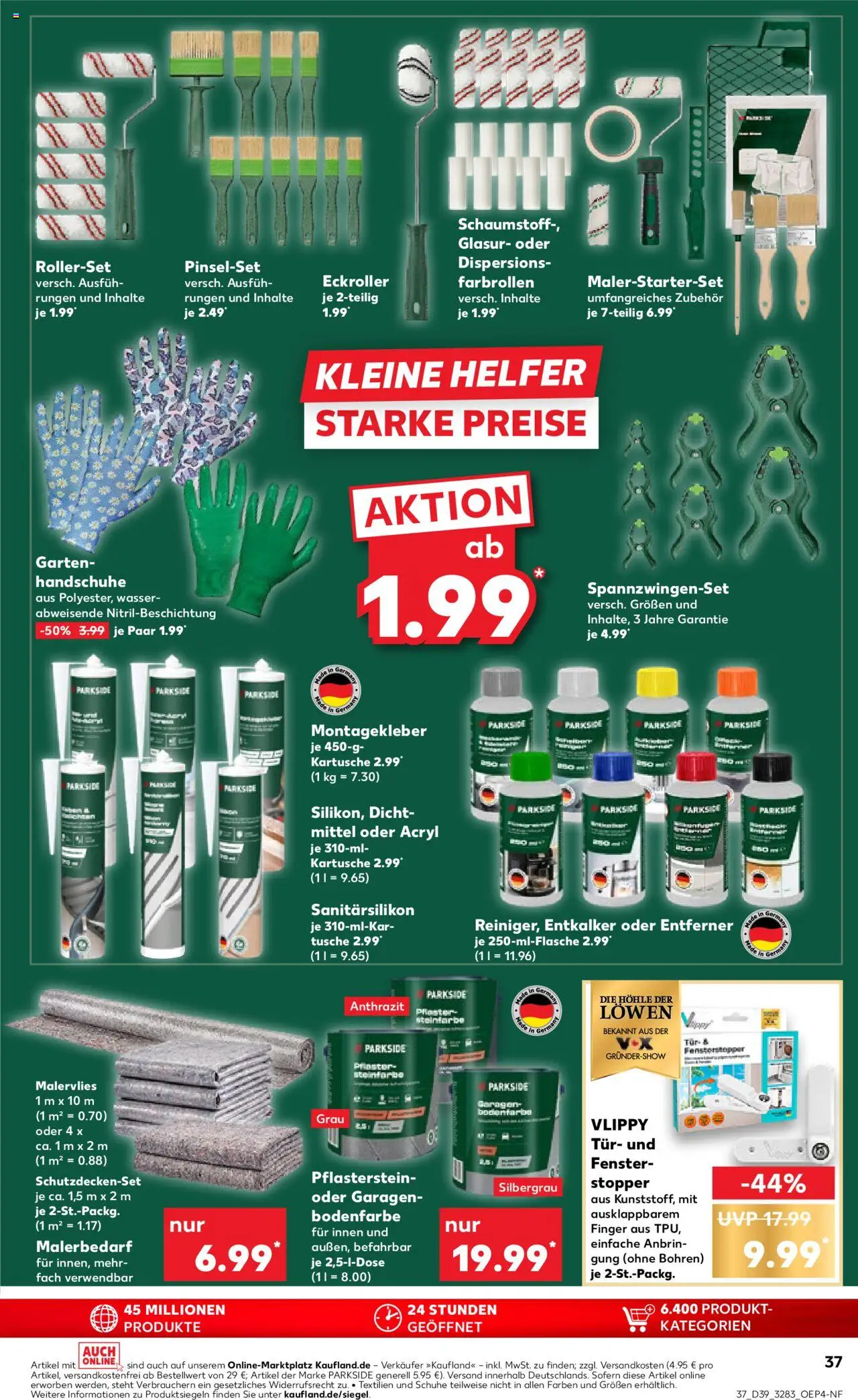 Kaufland prospekt Frankfurt (Oder)	 – gültig ab 25.09.2025 | Seite: 37 | Produkte: Tür, Wasser, Handschuhe Kaufland prospekt Frankfurt (Oder)	 – gültig ab 25.09.2025 | Seite: 37 | Produkte: Tür, Wasser, Handschuhe