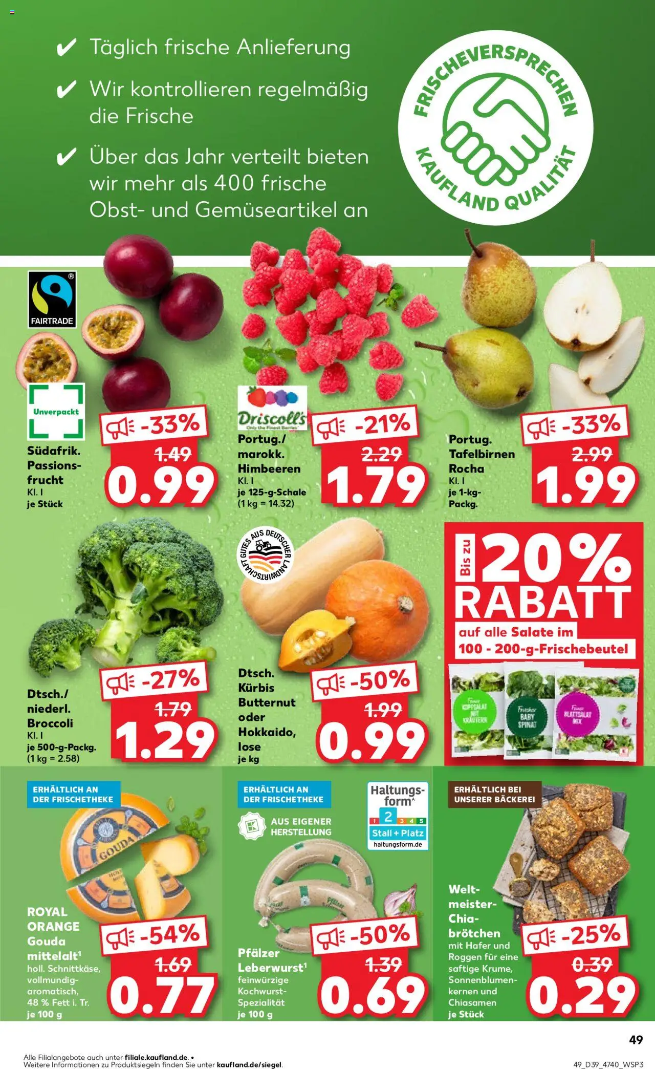 Kaufland prospekt Hannover	 – gültig ab 25.09.2025 | Seite: 49 | Produkte: Himbeeren, Gouda, Obst, Kürbis Kaufland prospekt Hannover	 – gültig ab 25.09.2025 | Seite: 49 | Produkte: Himbeeren, Gouda, Obst, Kürbis