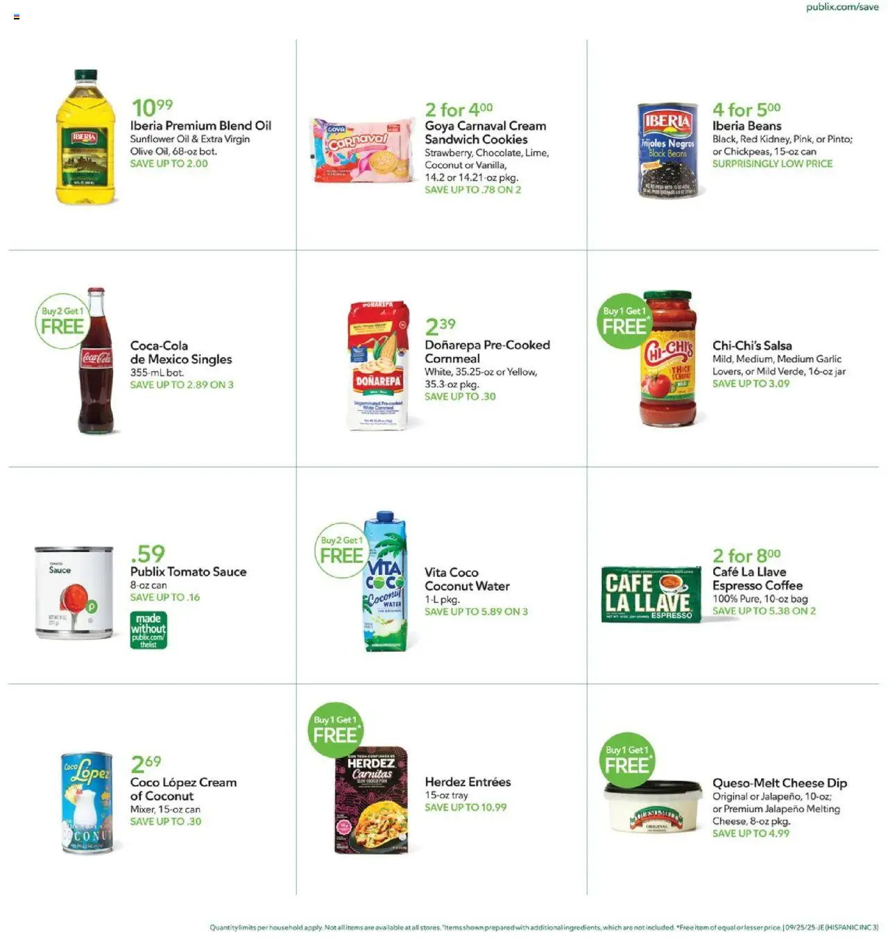 Publix Hispanic Ad - valid from 25.09.2025 | Page: 3 Publix Hispanic Ad - valid from 25.09.2025 | Page: 3