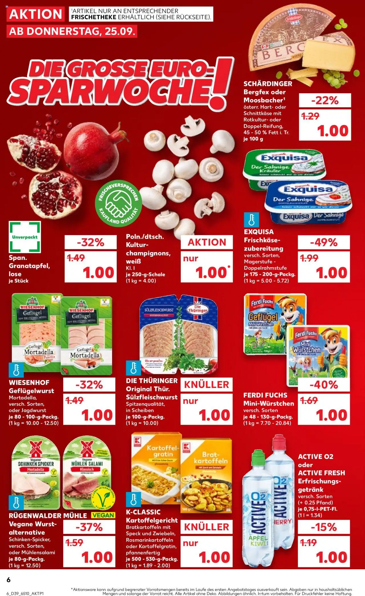 Kaufland prospekt Köln	 – gültig ab 25.09.2025 | Seite: 6 | Produkte: Paprika, Wurst, Salami, Schinken Kaufland prospekt Köln	 – gültig ab 25.09.2025 | Seite: 6 | Produkte: Paprika, Wurst, Salami, Schinken