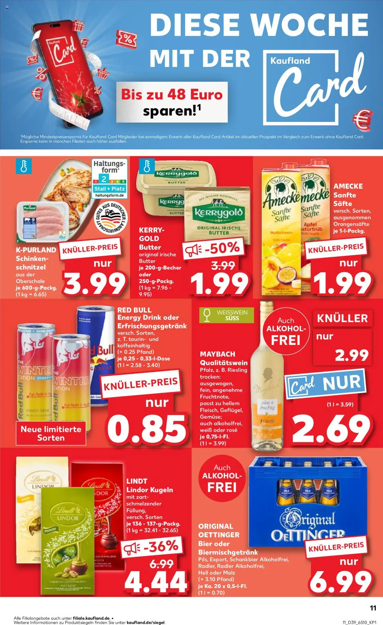 Kaufland prospekt Köln	 – gültig ab 25.09.2025 | Seite: 11 | Produkte: Milch, Butter, Bier, Schnitzel Kaufland prospekt Köln	 – gültig ab 25.09.2025 | Seite: 11 | Produkte: Milch, Butter, Bier, Schnitzel