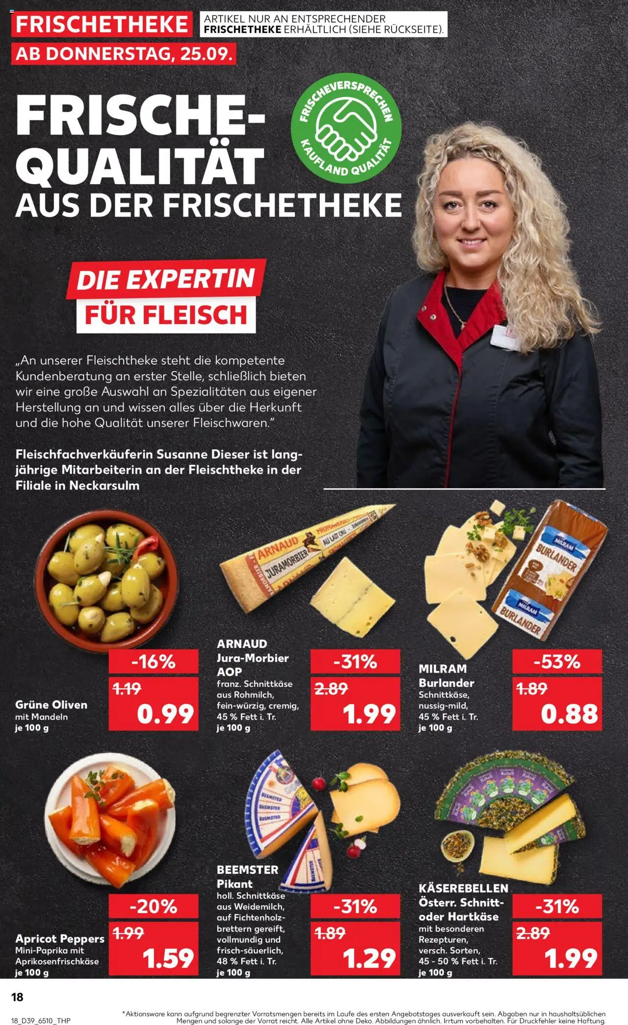 Kaufland prospekt Köln	 – gültig ab 25.09.2025 | Seite: 18 | Produkte: Mandeln, Milram, Fleisch Kaufland prospekt Köln	 – gültig ab 25.09.2025 | Seite: 18 | Produkte: Mandeln, Milram, Fleisch