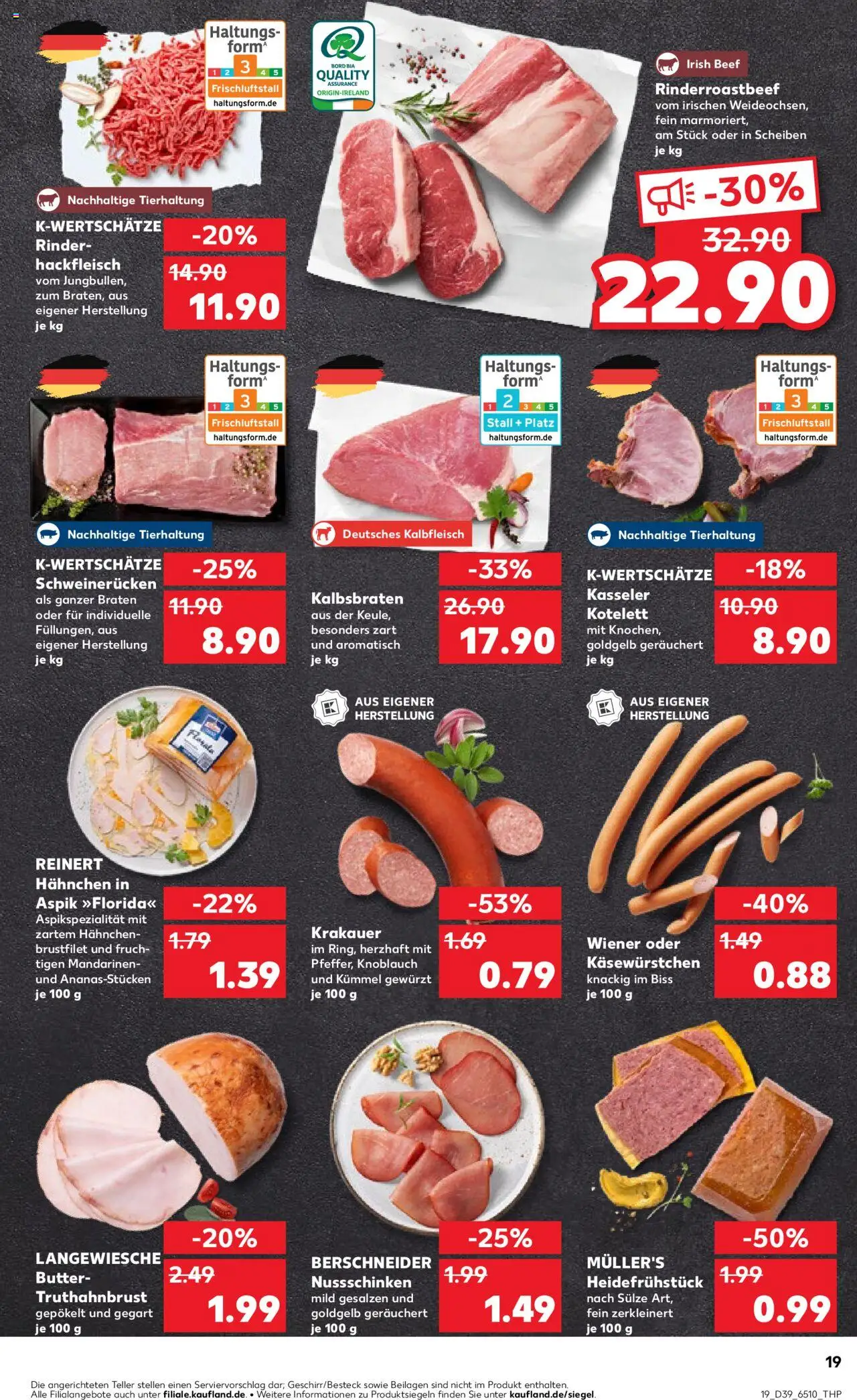 Kaufland prospekt Köln	 – gültig ab 25.09.2025 | Seite: 19 | Produkte: Butter, Mandarinen, Schweinerucken, Hackfleisch Kaufland prospekt Köln	 – gültig ab 25.09.2025 | Seite: 19 | Produkte: Butter, Mandarinen, Schweinerucken, Hackfleisch