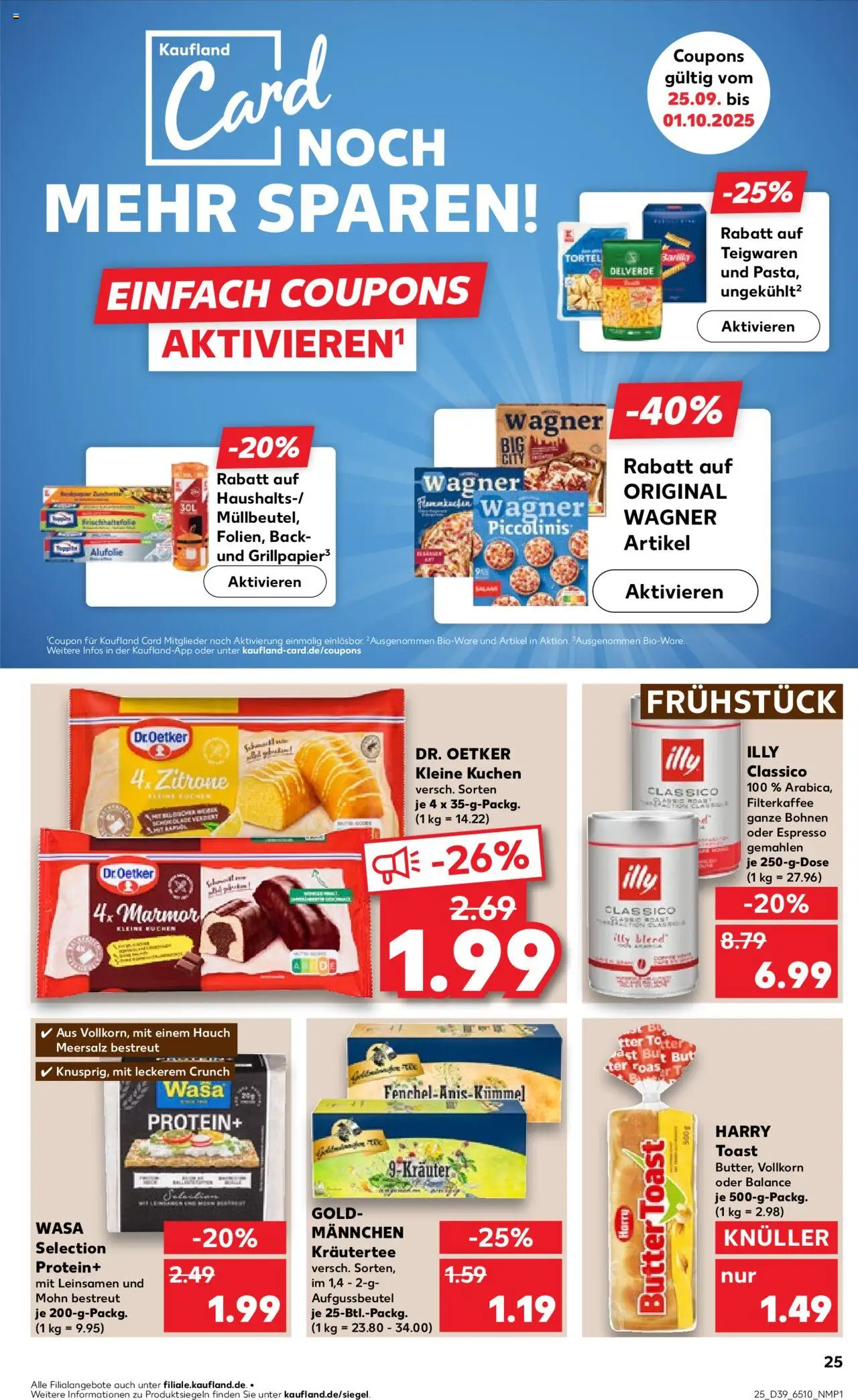 Kaufland prospekt Köln	 – gültig ab 25.09.2025 | Seite: 25 | Produkte: Grill, Butter, Pasta, Kuchen Kaufland prospekt Köln	 – gültig ab 25.09.2025 | Seite: 25 | Produkte: Grill, Butter, Pasta, Kuchen