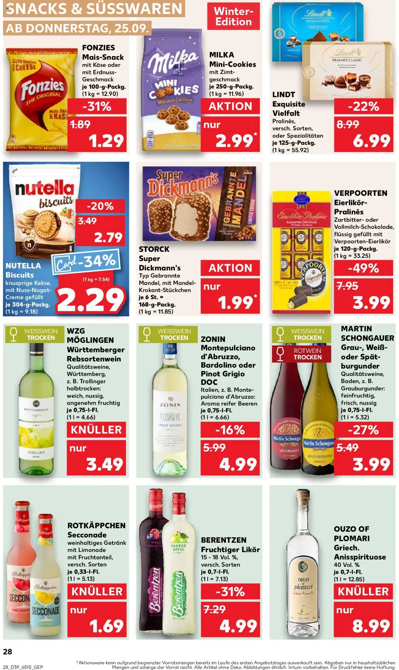 Kaufland prospekt Köln	 – gültig ab 25.09.2025 | Seite: 28 | Produkte: Limonade, Creme, Rotkäppchen, Kekse Kaufland prospekt Köln	 – gültig ab 25.09.2025 | Seite: 28 | Produkte: Limonade, Creme, Rotkäppchen, Kekse